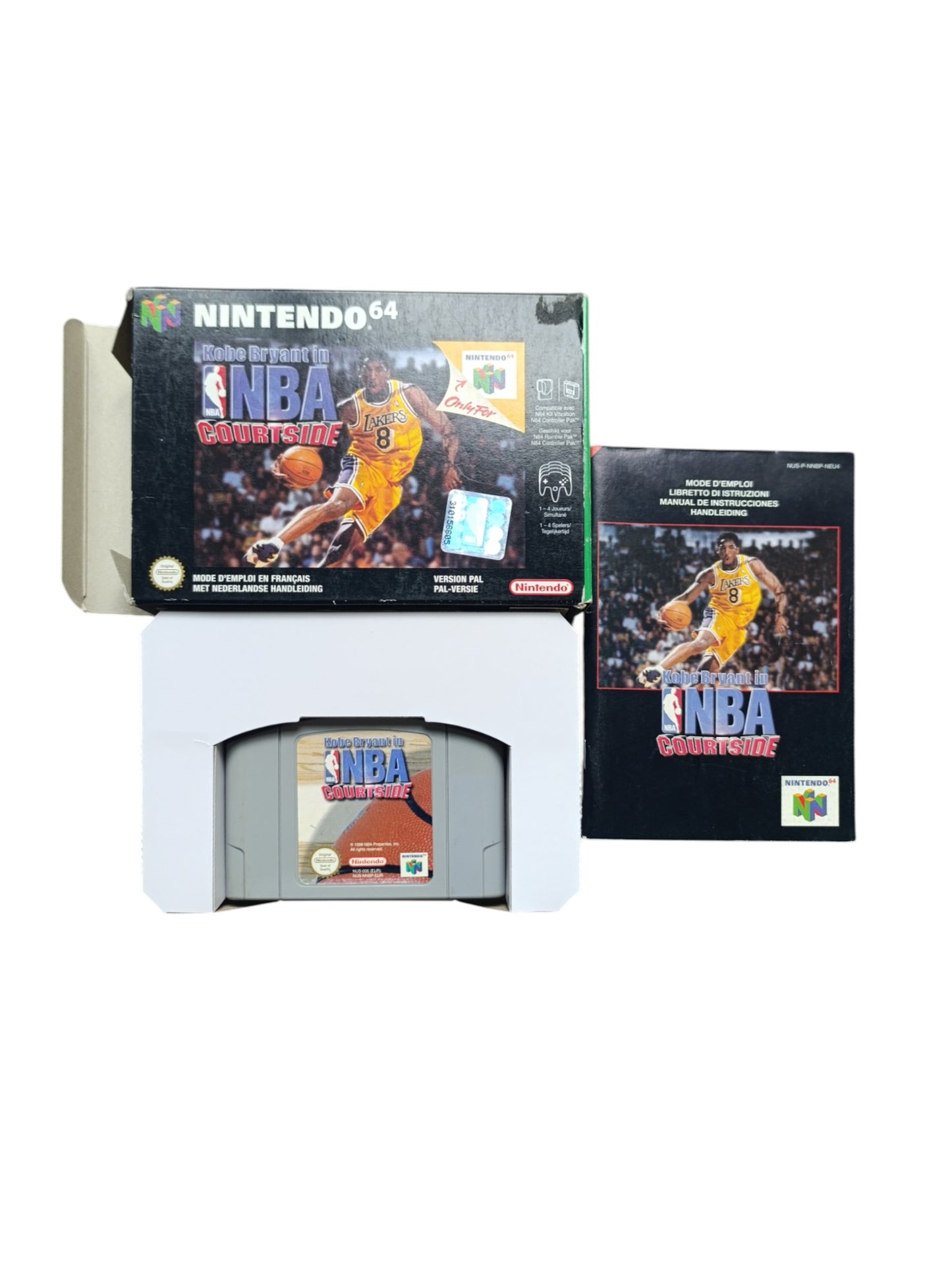 NBA Courtside en boîte Nintendo 64