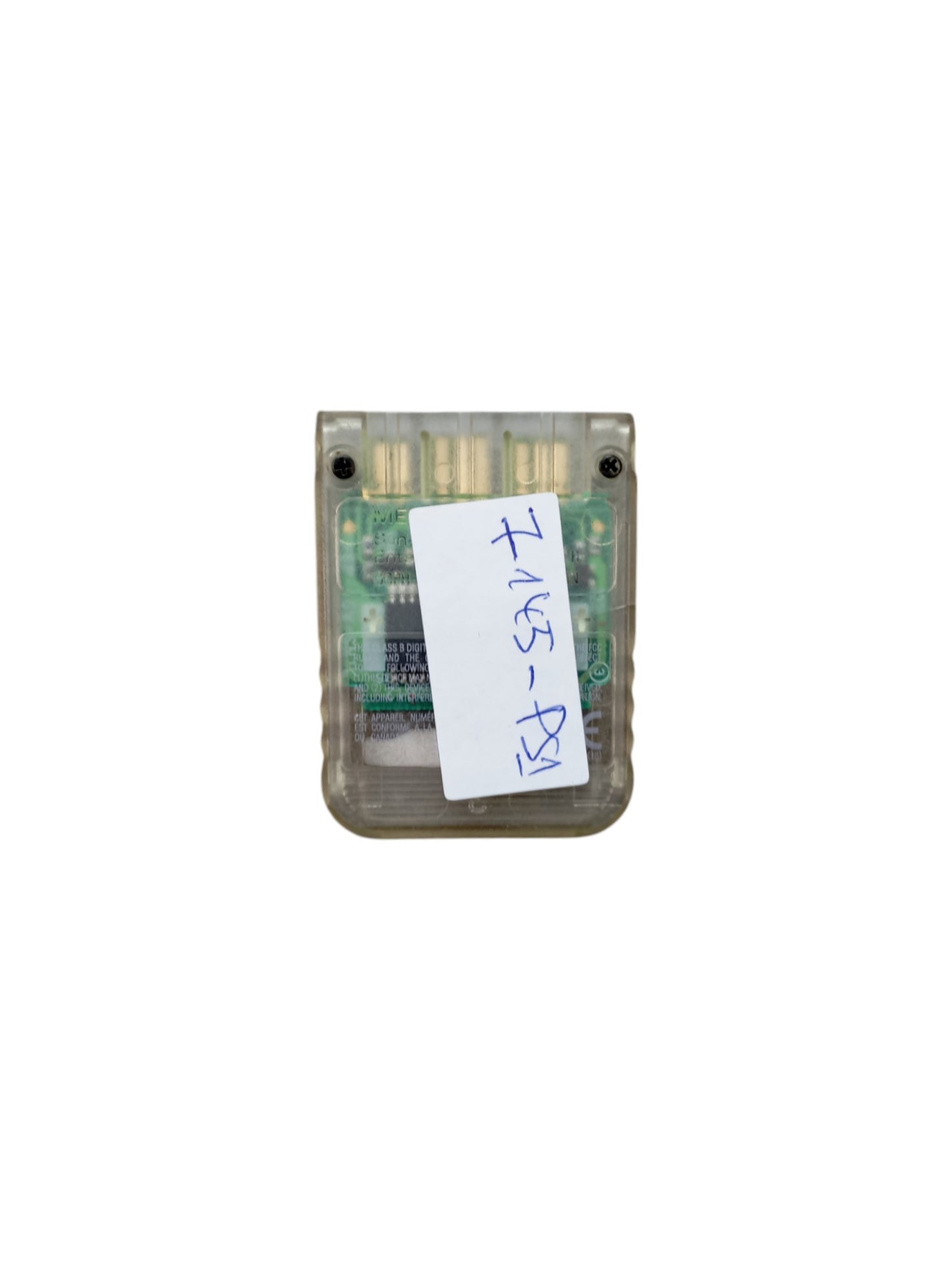 Carte mémoire Blanche Playstation 1 (PS1)