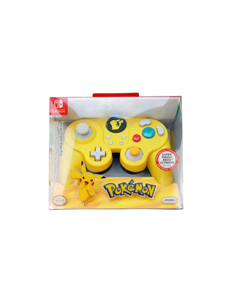 Manette Wired Fight Pad Pro Pokemon Pikachu Switch