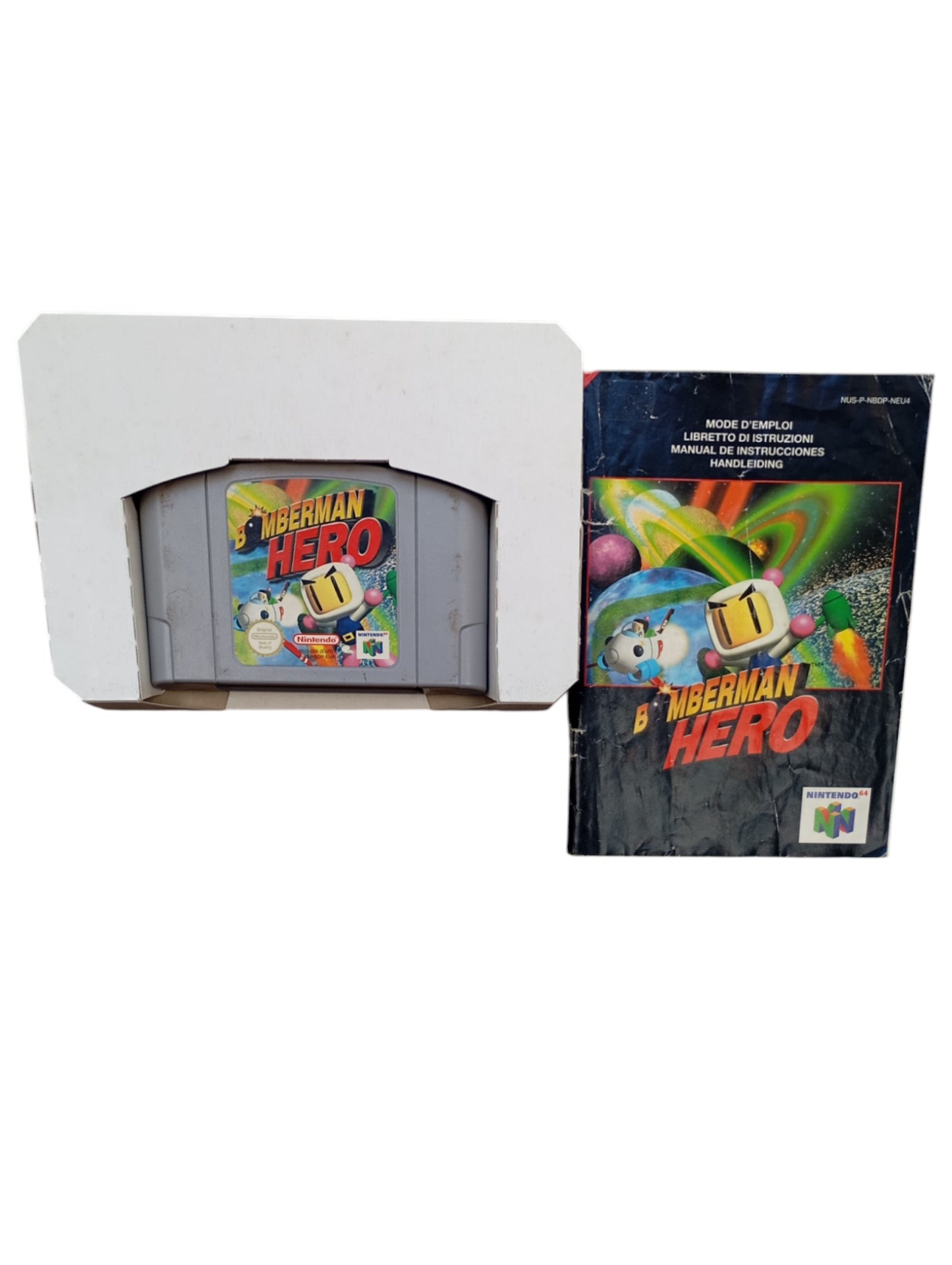 Bomberman Hero Nintendo 64 (N64) en boîte ESP