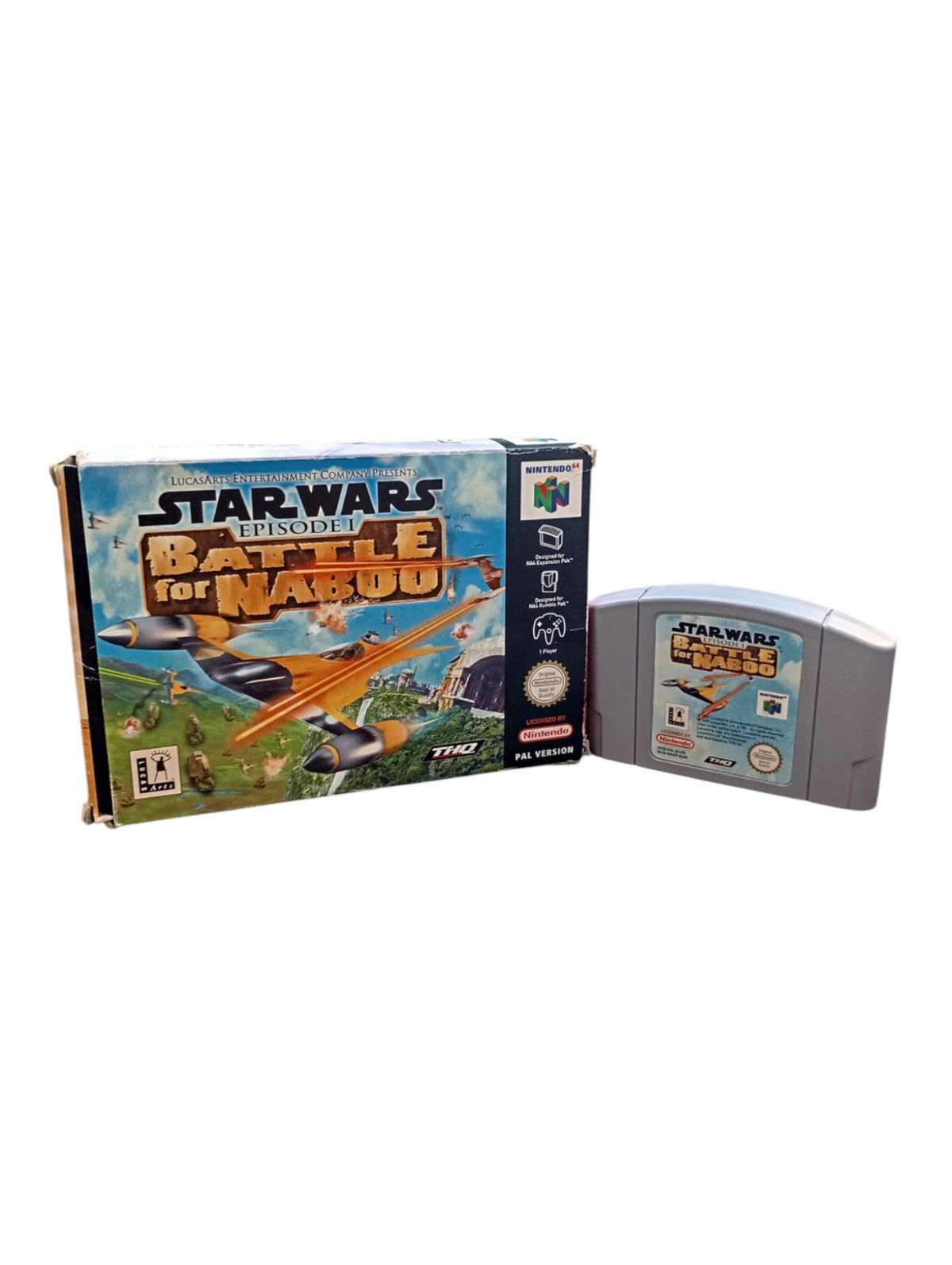 Star Wars Episode I Battle For Naboo N64 PAL Fonctionnel | Masaru