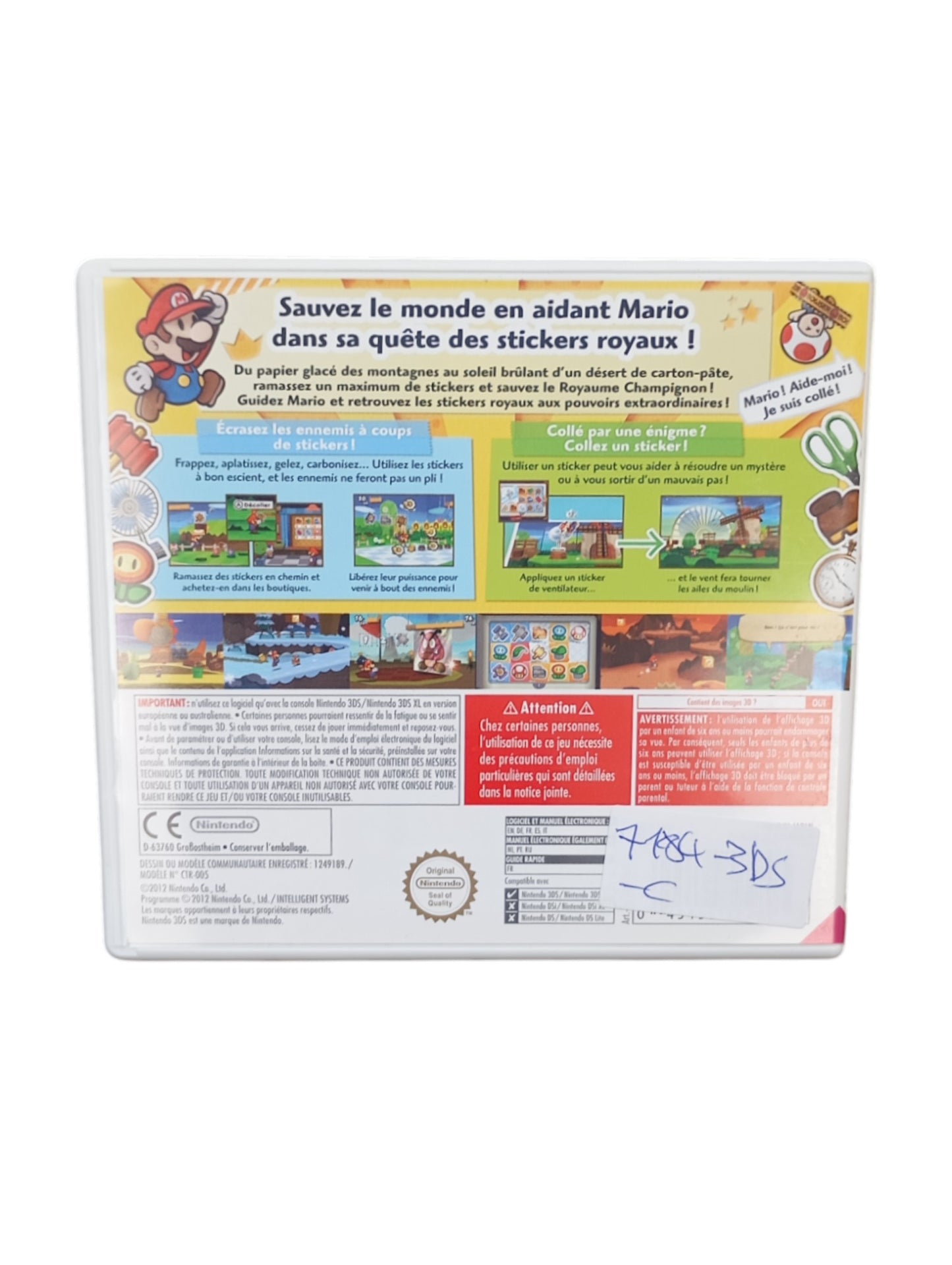 Paper Mario : Sticker Star Nintendo 3DS