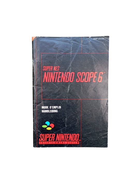 Notice Nintendo Scope 6 Super Nintendo (SNES)