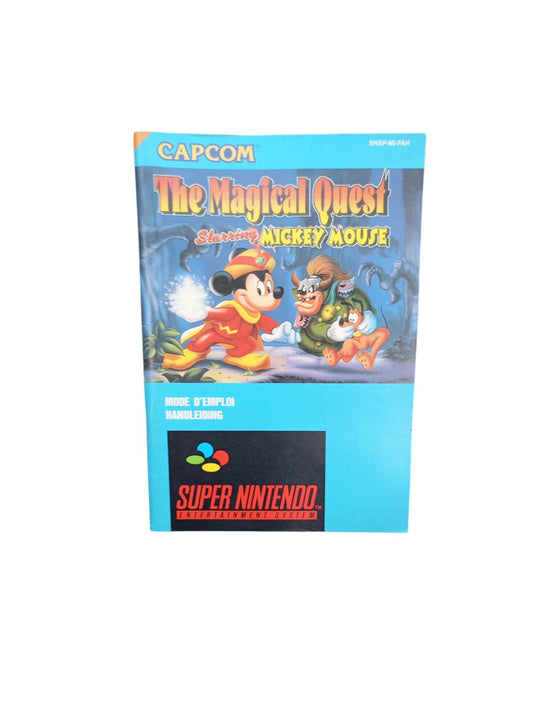 Notice The Magical Quest Mickey Mouse Super Nintendo (SNES)