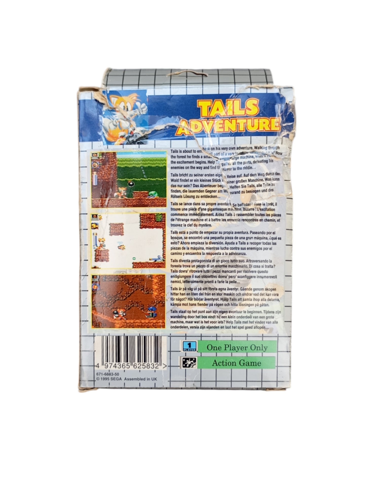 Tails Adventure Game Gear