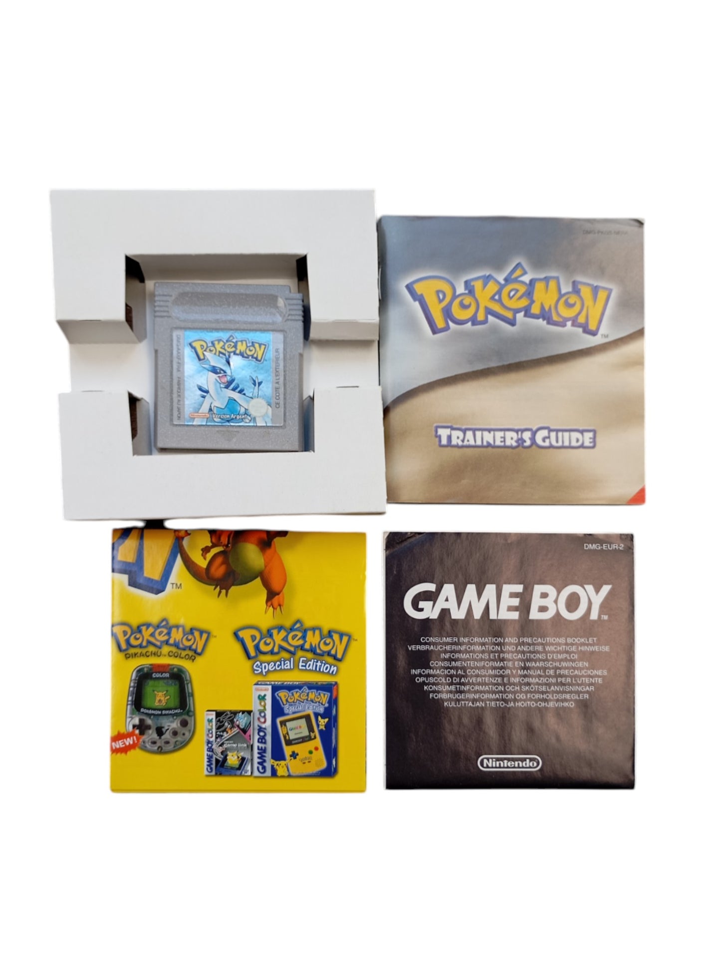 Pokémon Argent Game Boy Color en boîte