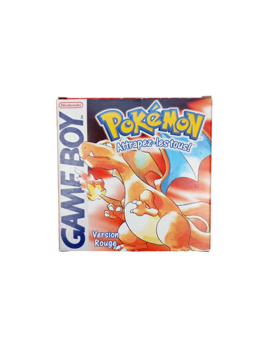 Pokémon Rouge Game Boy (GB) en boîte