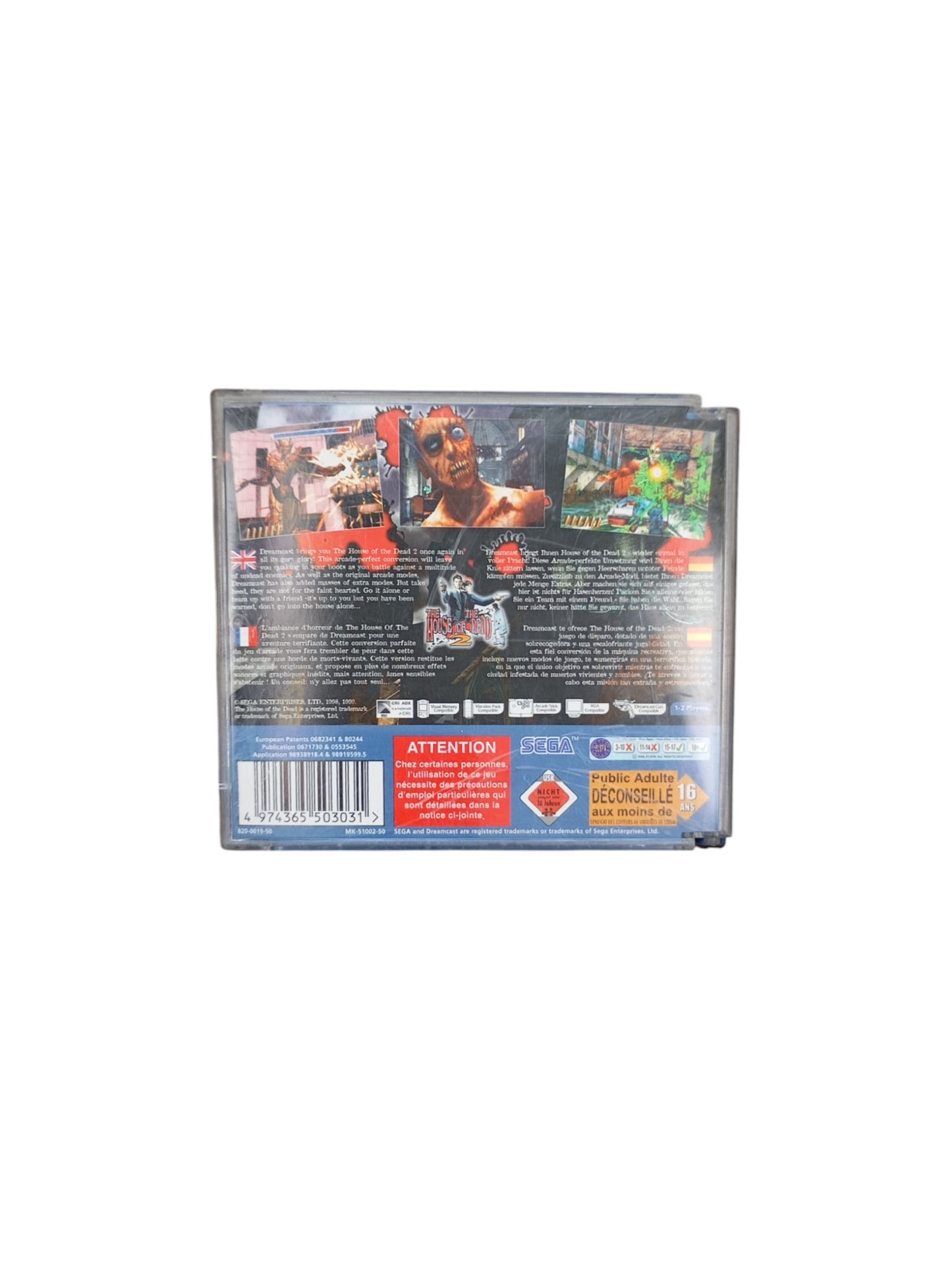 The House of the Dead 2 – Sega Dreamcast (complet)