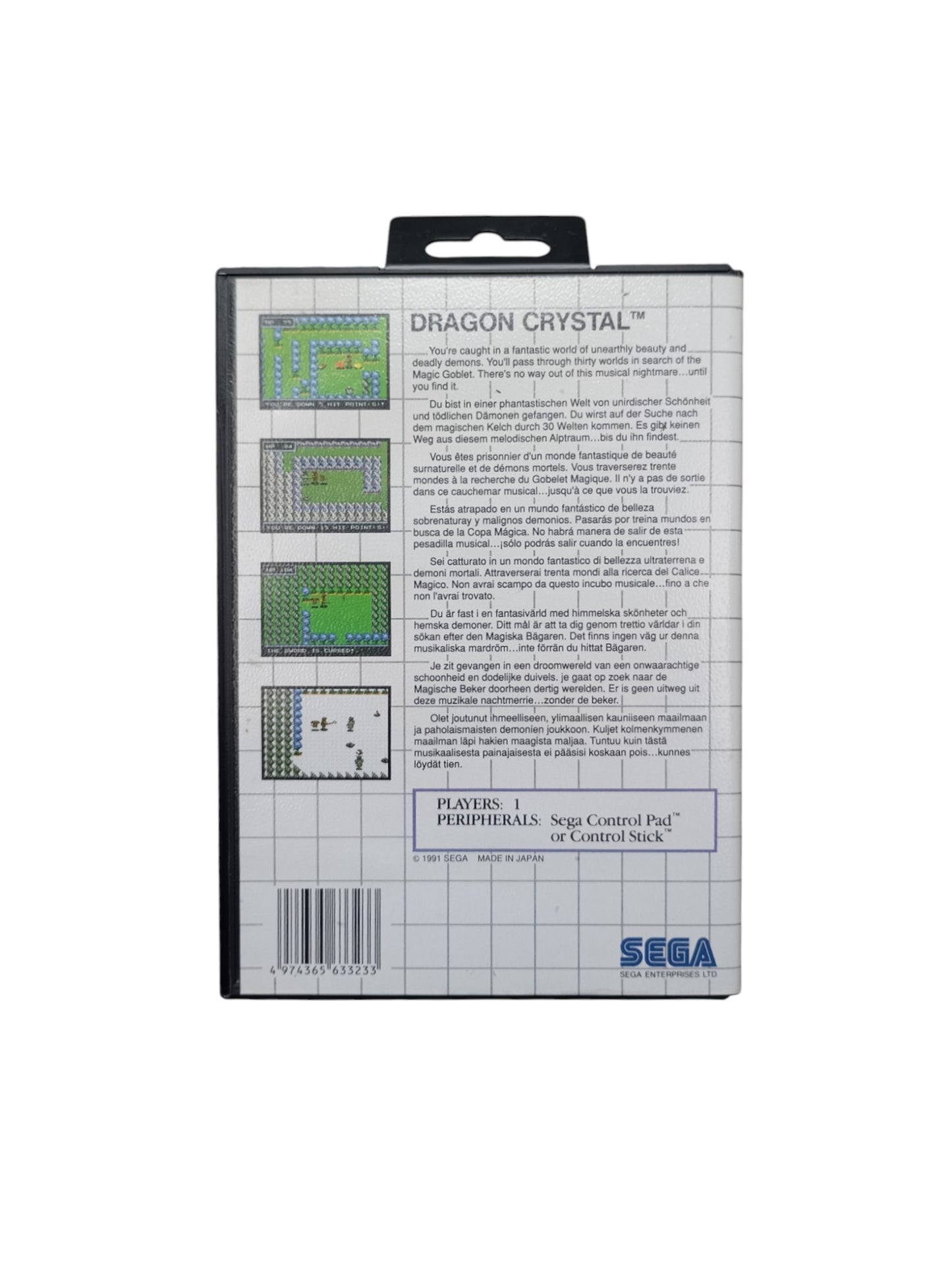 Dragon Crystal Master System