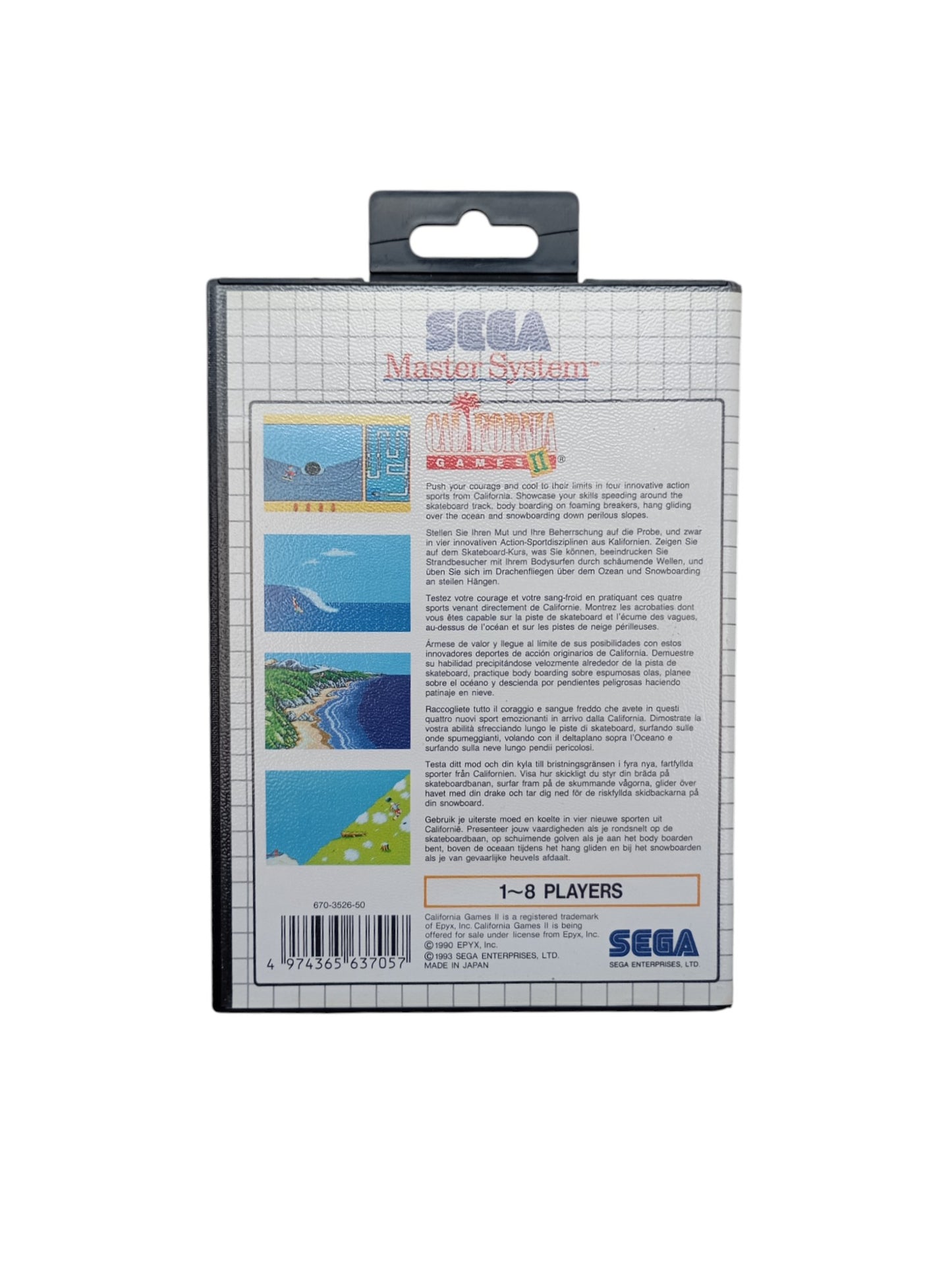 California Games – SEGA Master System (PAL)