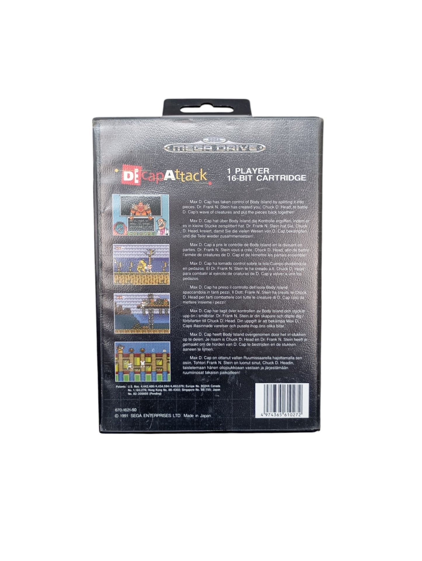 Decap Attack – SEGA Megadrive (PAL)