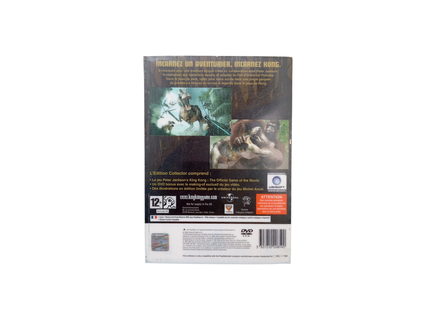 King Kong Collector’s Edition – Playstation 2 (PS2) PAL FR