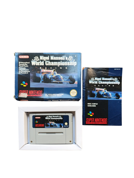 Nigel Mansell’s World Championship Racing – Super Nintendo (SNES)