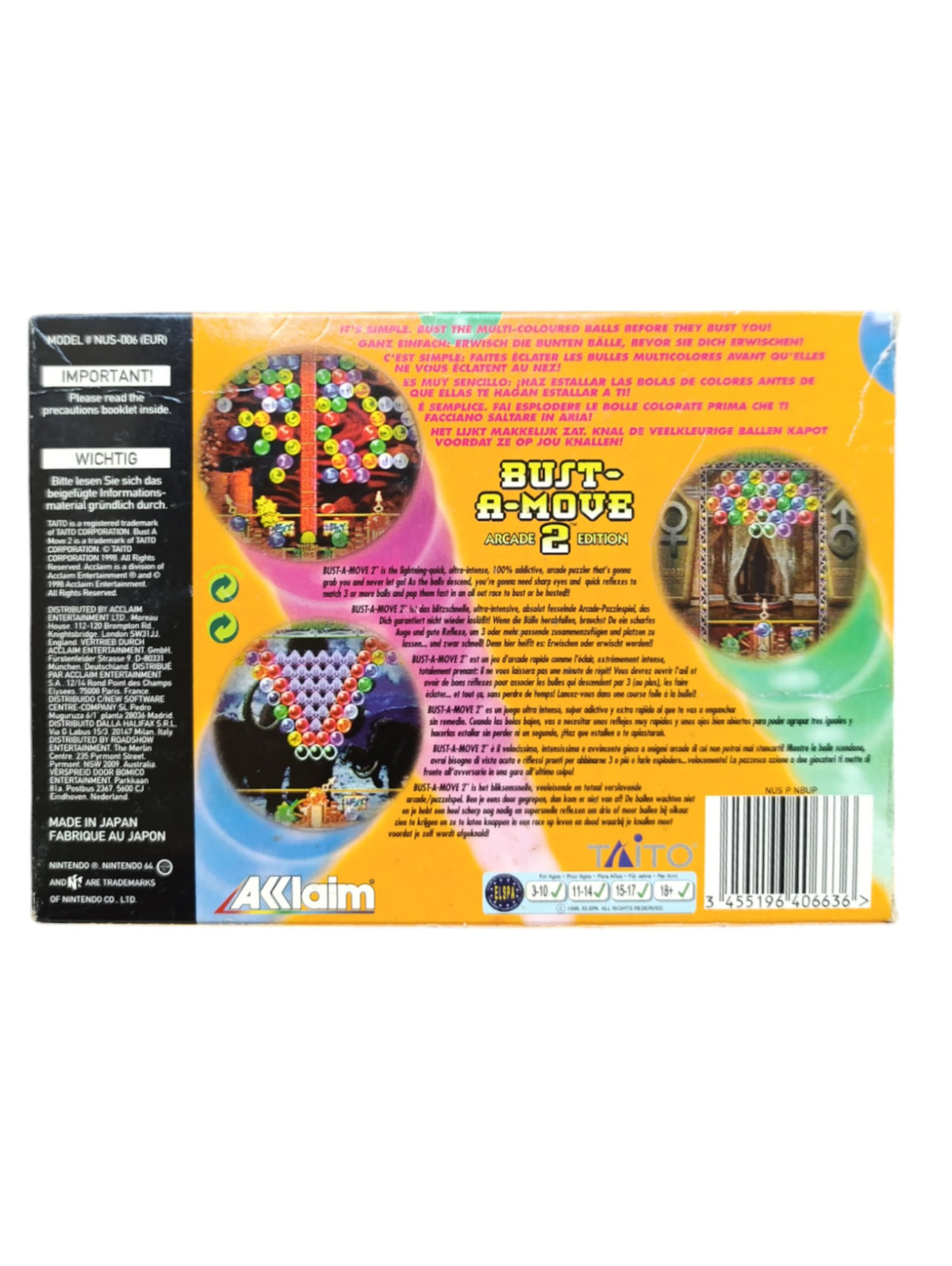 Bust-A-Move 2 Arcade Edition - Nintendo 64 (N64)