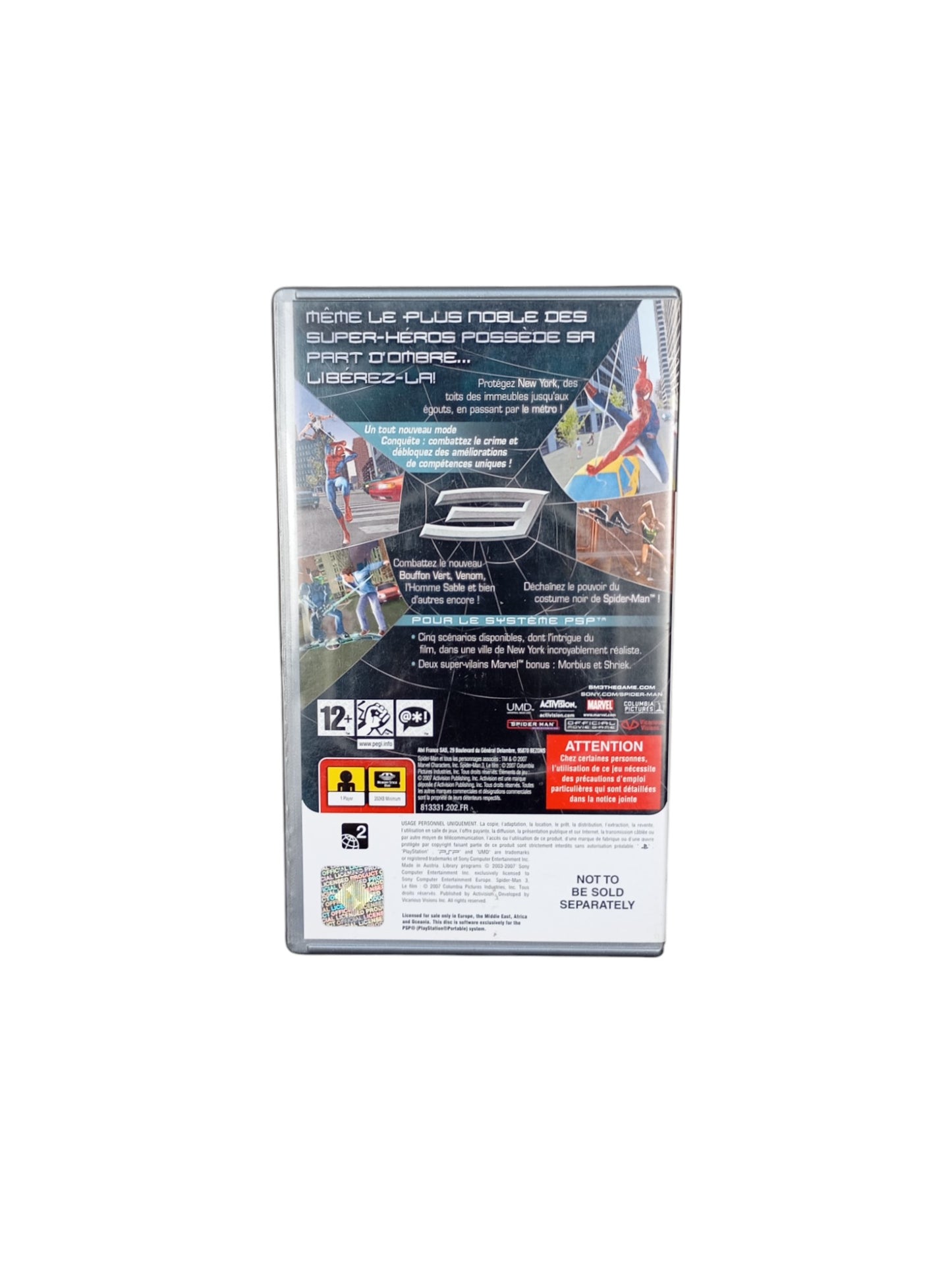 Spider-Man 3 – PlayStation Portable (PSP) complet