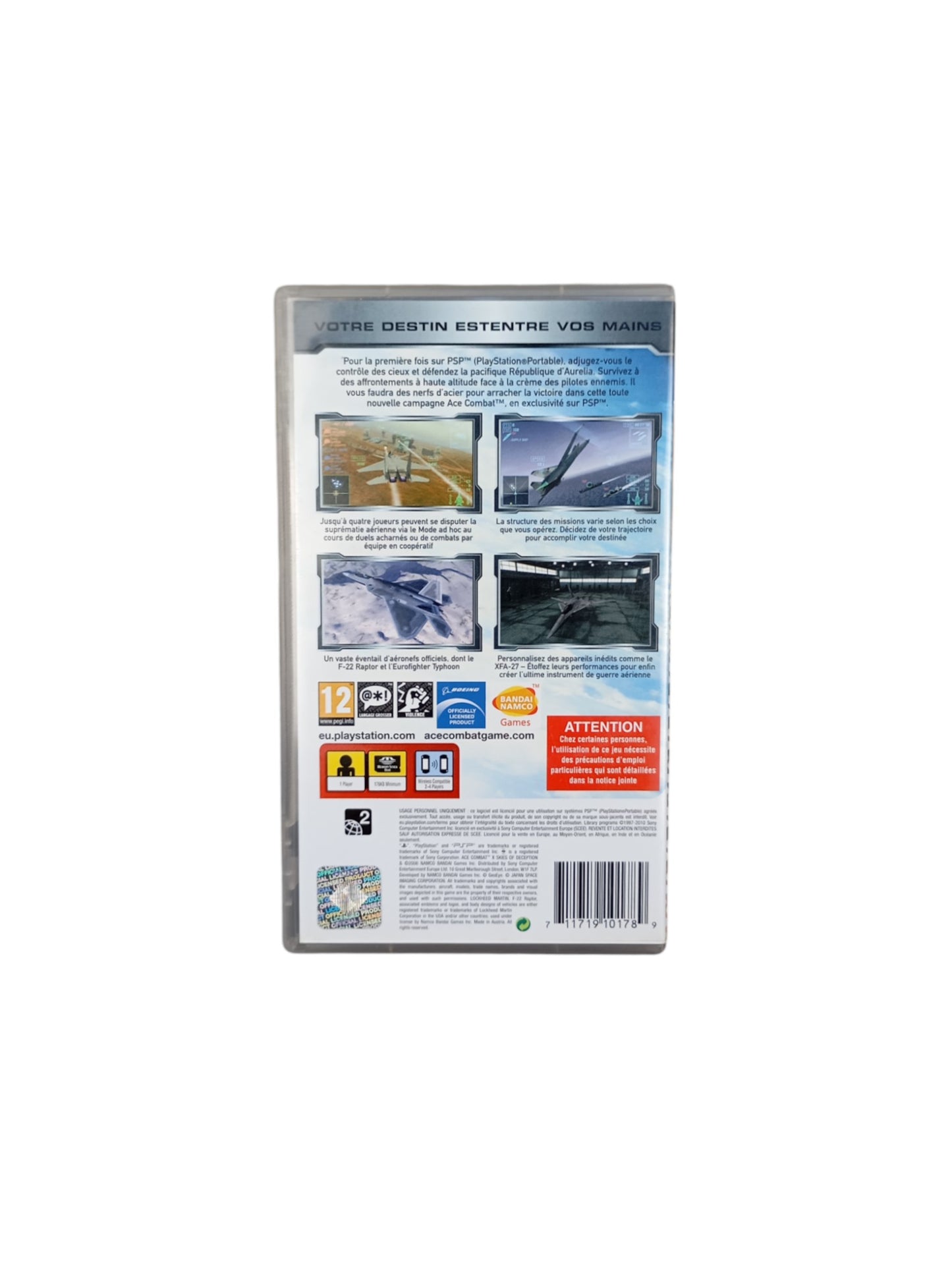 Ace Combat X: Skies of Deception – PlayStation Portable (PSP) Essentials complet