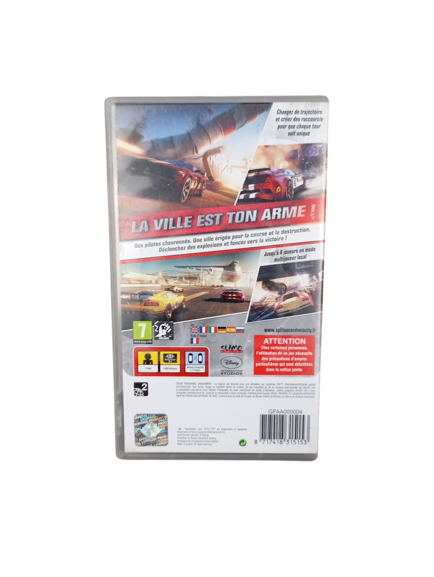 Split/Second: Velocity – PlayStation Portable (PSP) Essentials complet