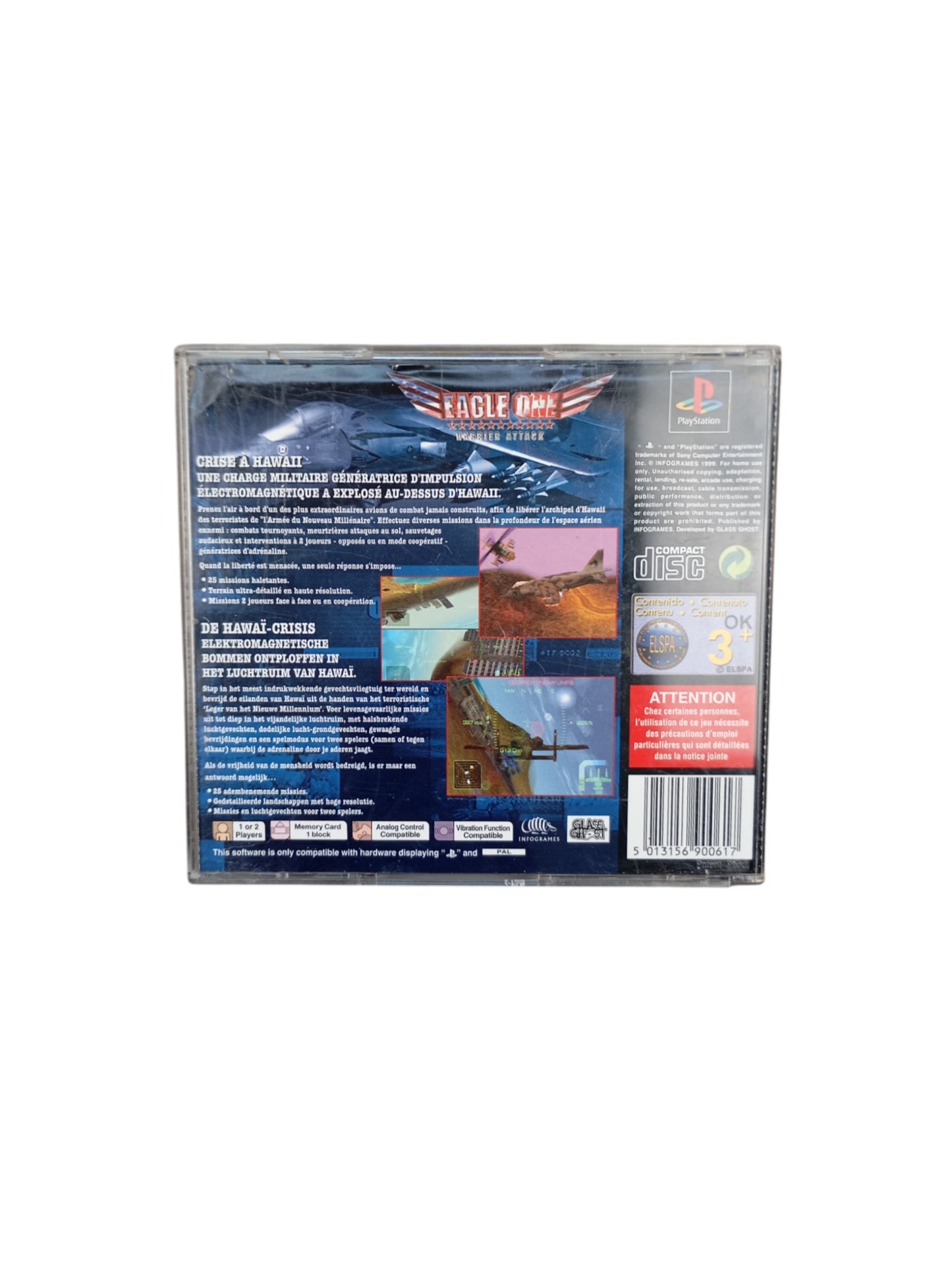 Eagle One : Harrier Attack – PlayStation 1 (PS1)