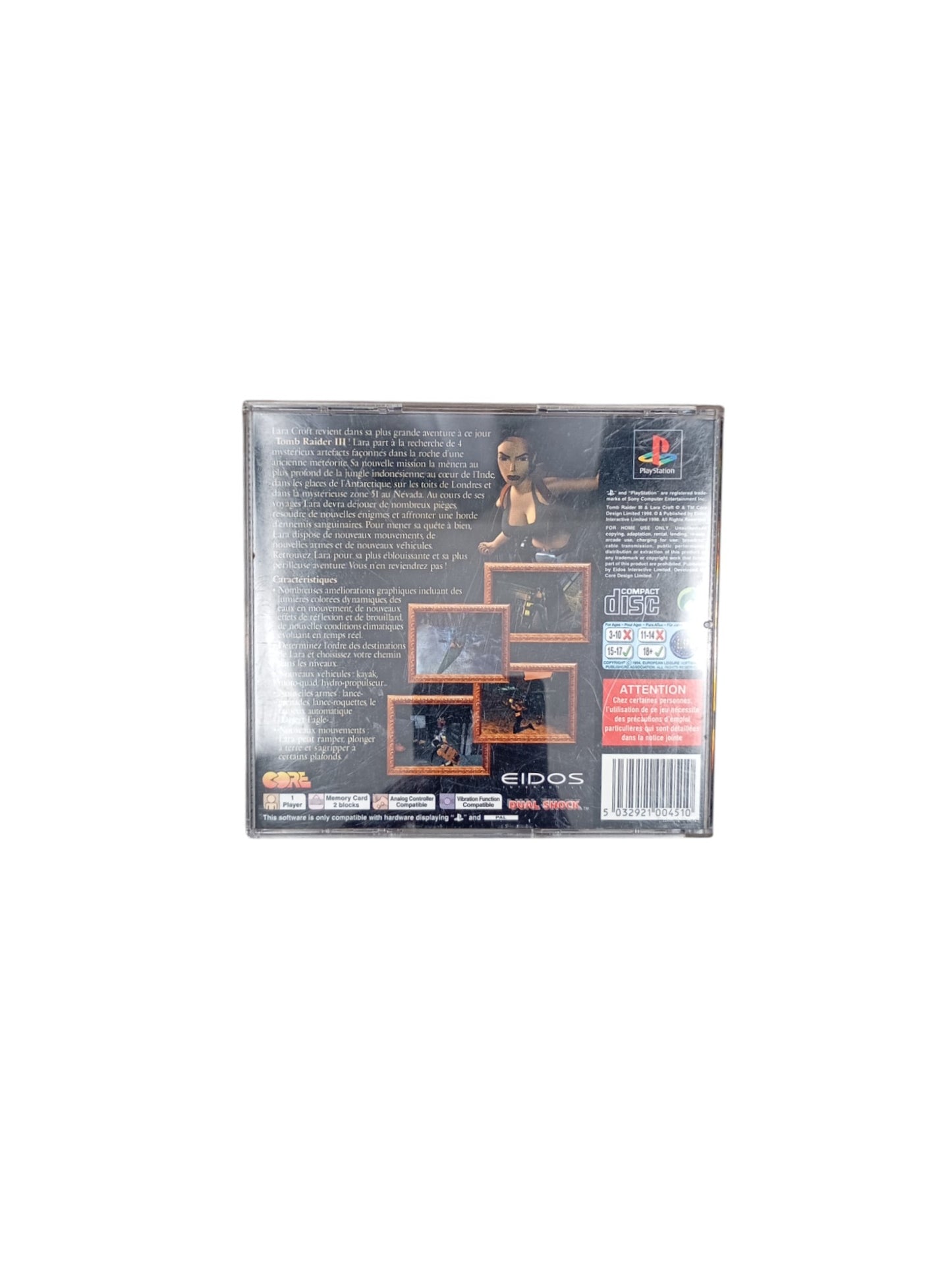 Tomb Raider III – PlayStation 1 (PS1) complet
