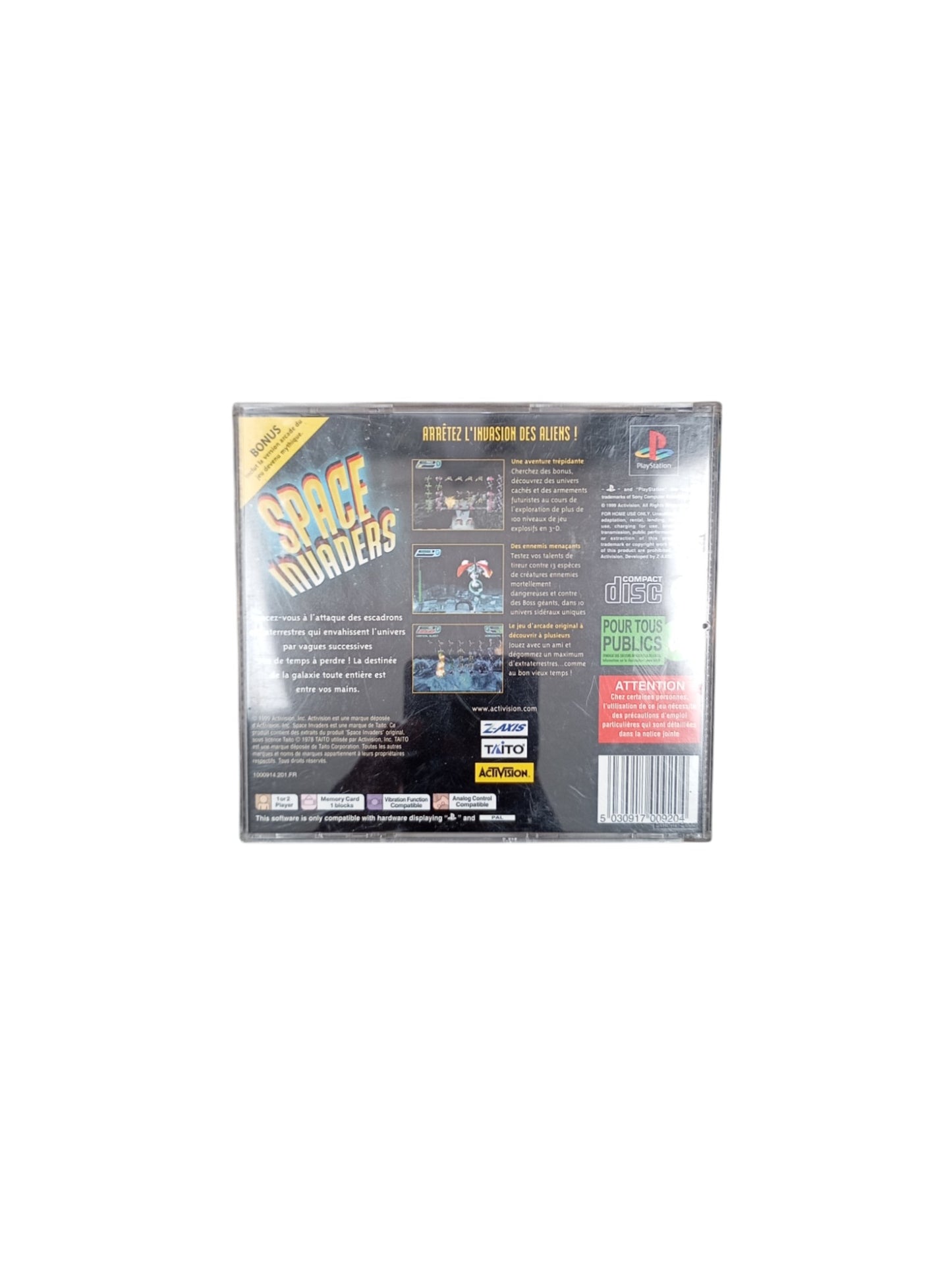 Space Invaders – PlayStation 1 (PS1) complet