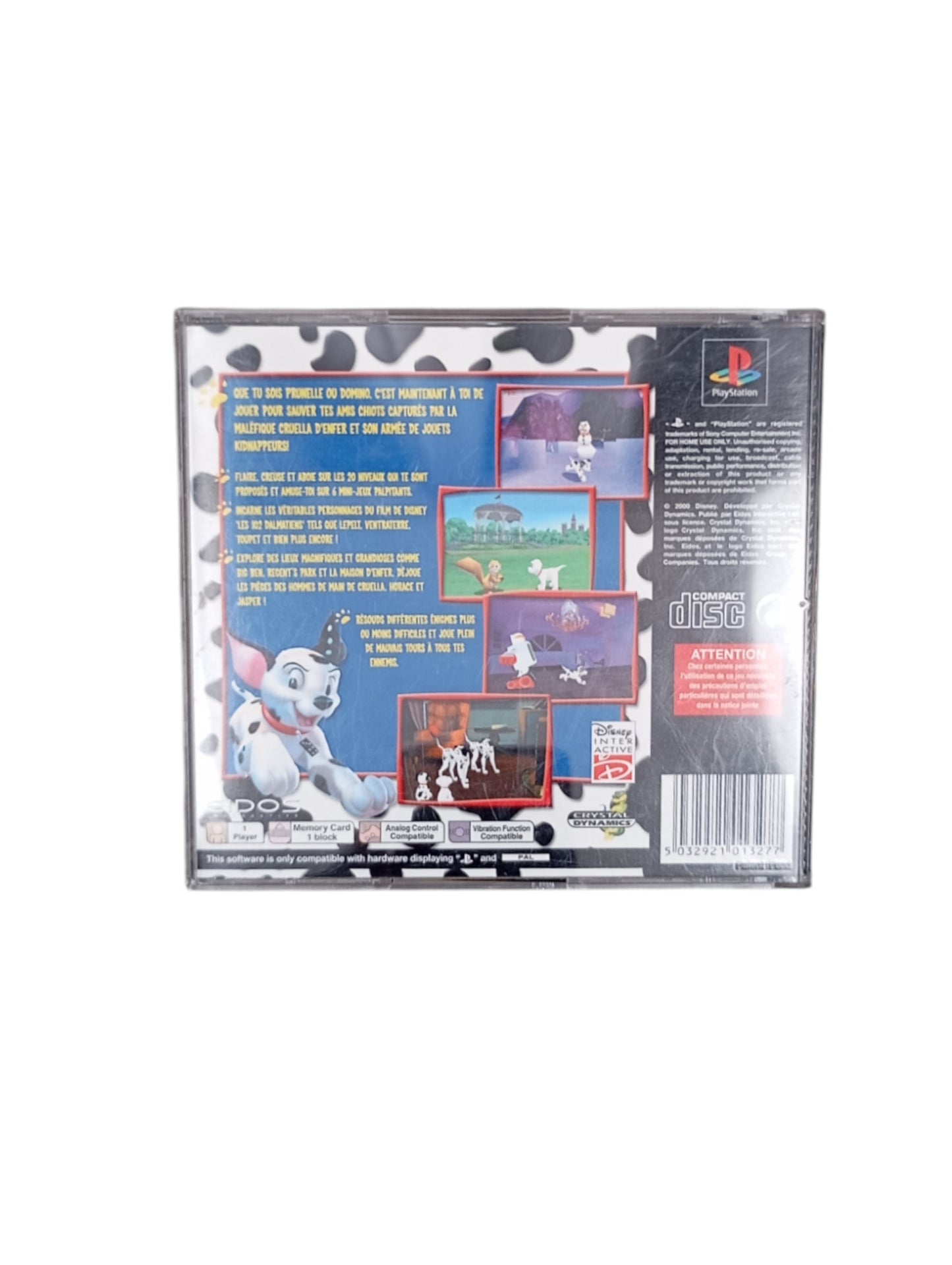 Les 102 Dalmatiens – PlayStation 1 (PS1) complet