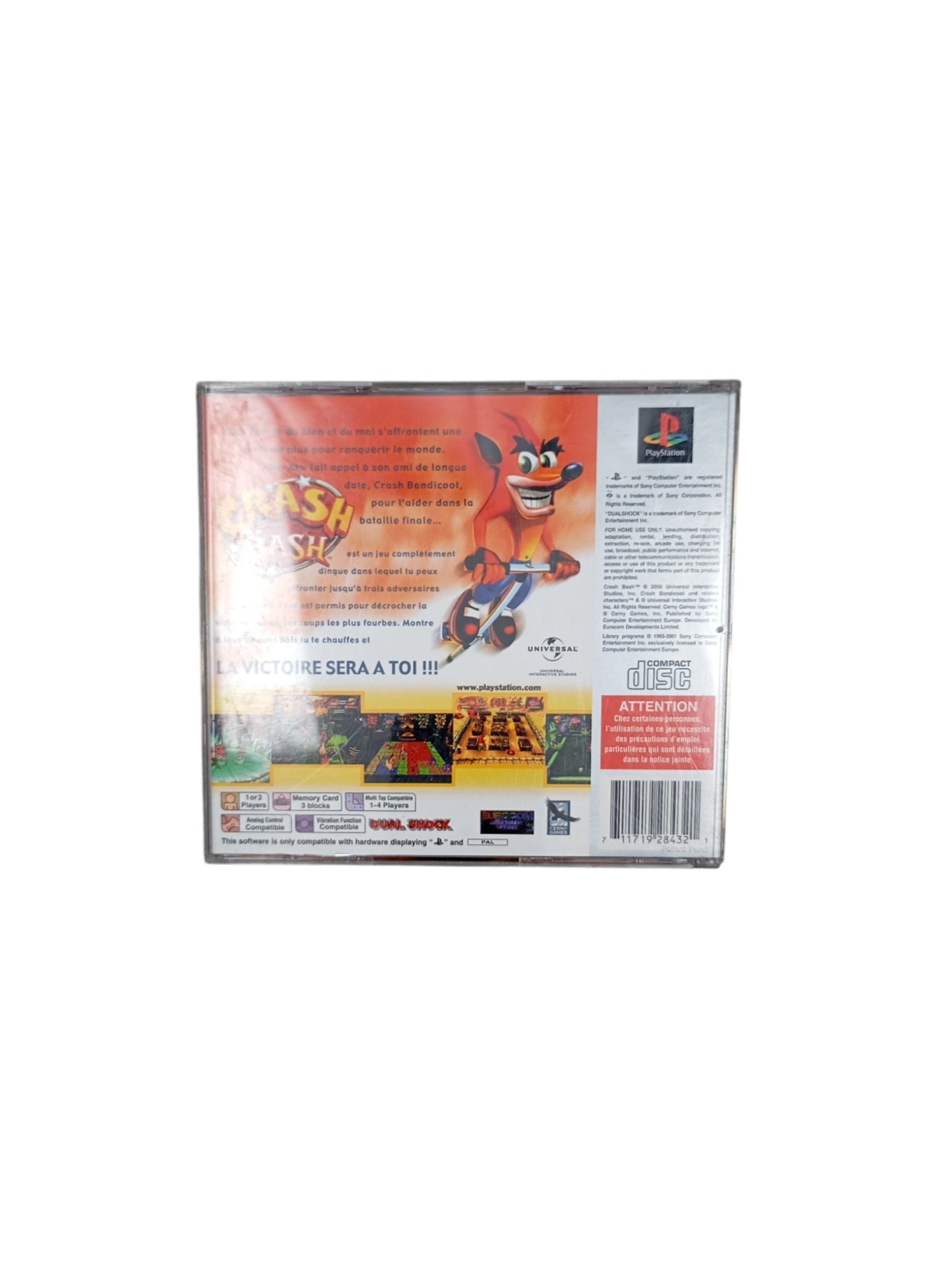 Crash Bash – PlayStation 1 (PS1) Platinum version complète