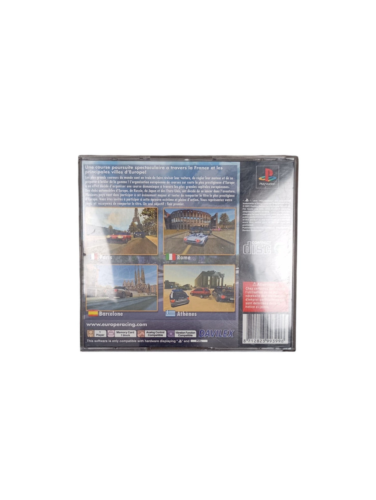 Europe Racing – PlayStation 1 complet