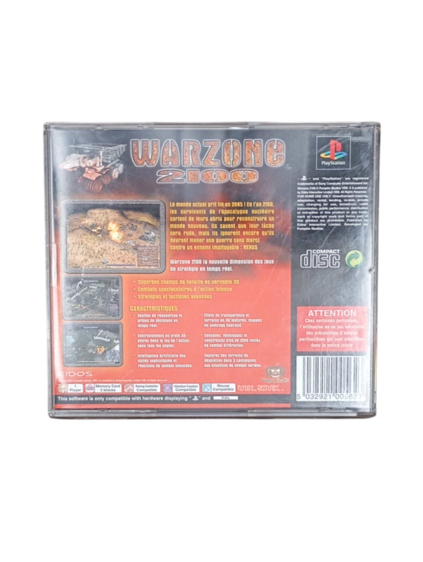 Warzone 2100 – PlayStation 1 complet