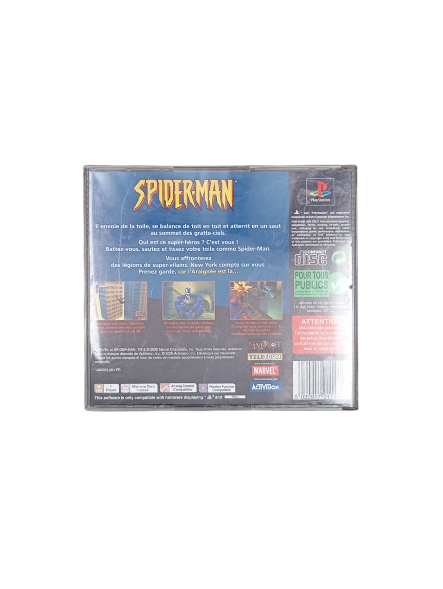 Spider-Man – PlayStation 1 complet