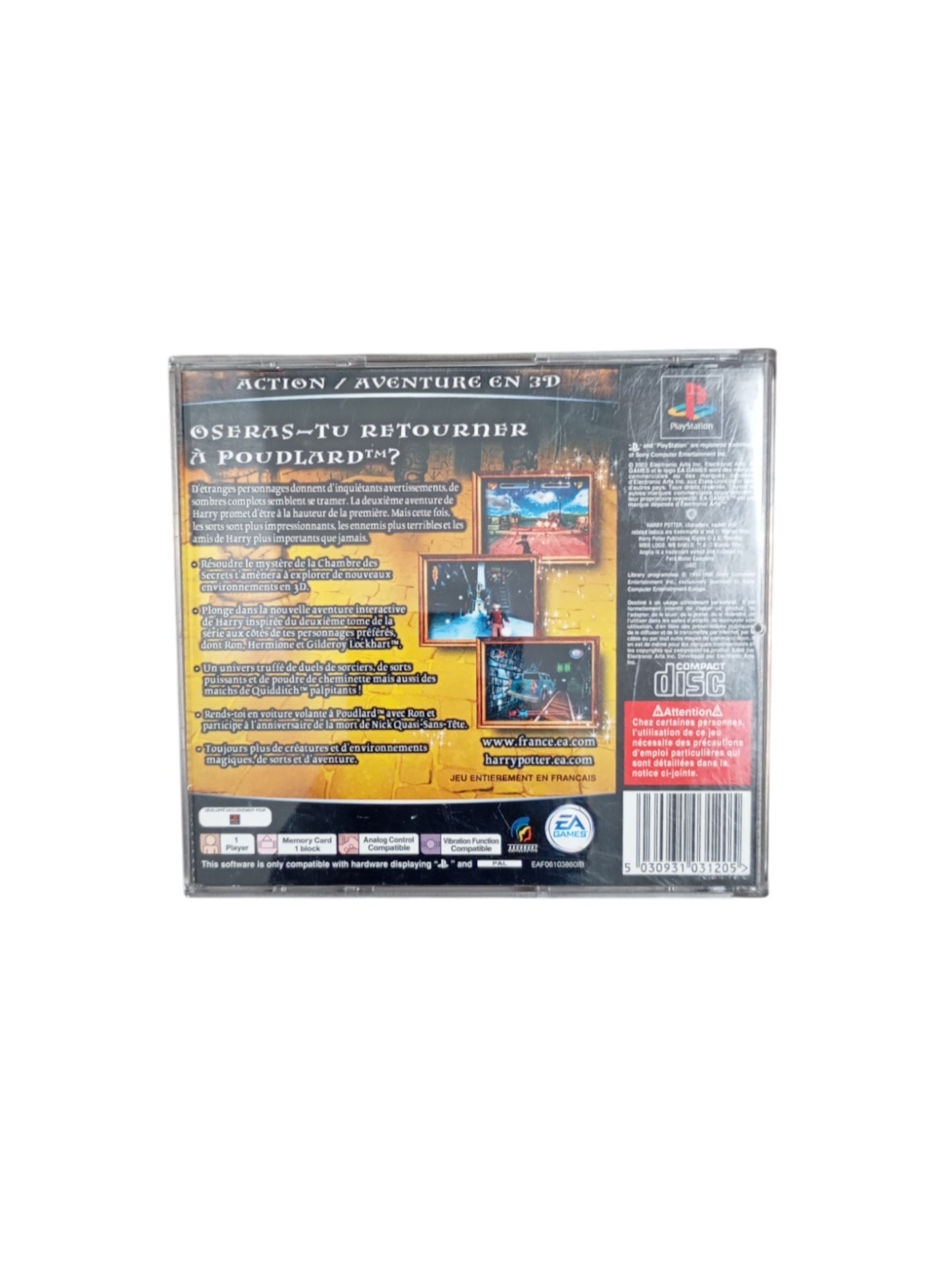 Harry Potter et la Chambre des Secrets – PlayStation 1 complet