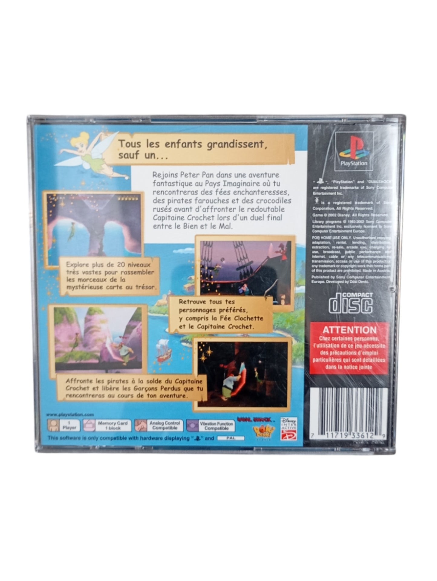Peter Pan: Adventures in Never Land – PlayStation 1 complet
