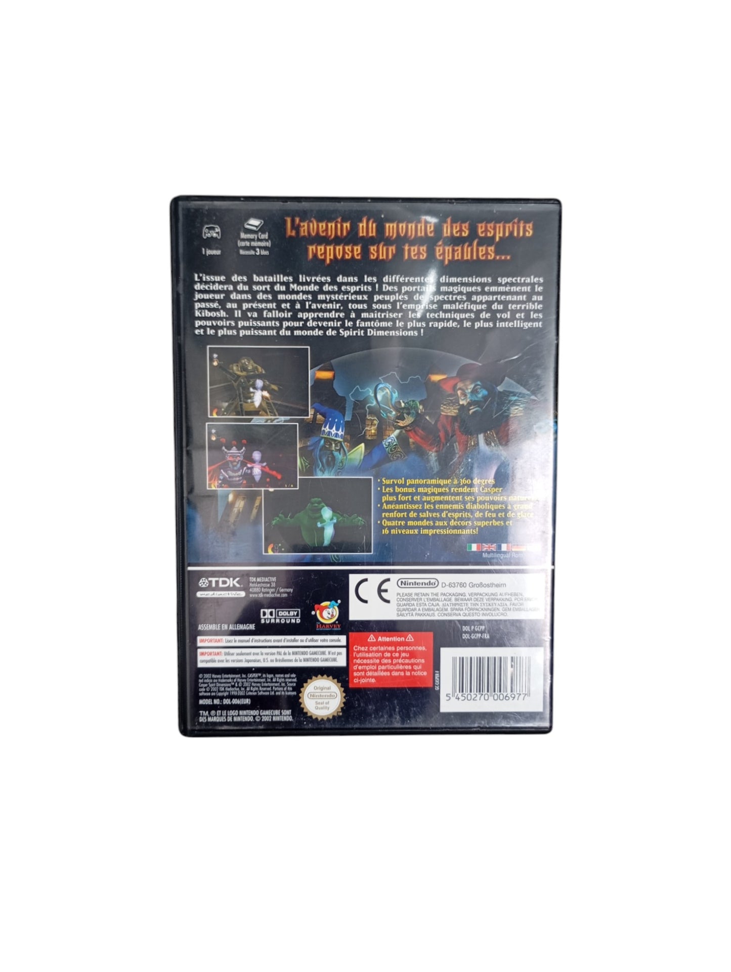 Casper Nintendo GameCube complet