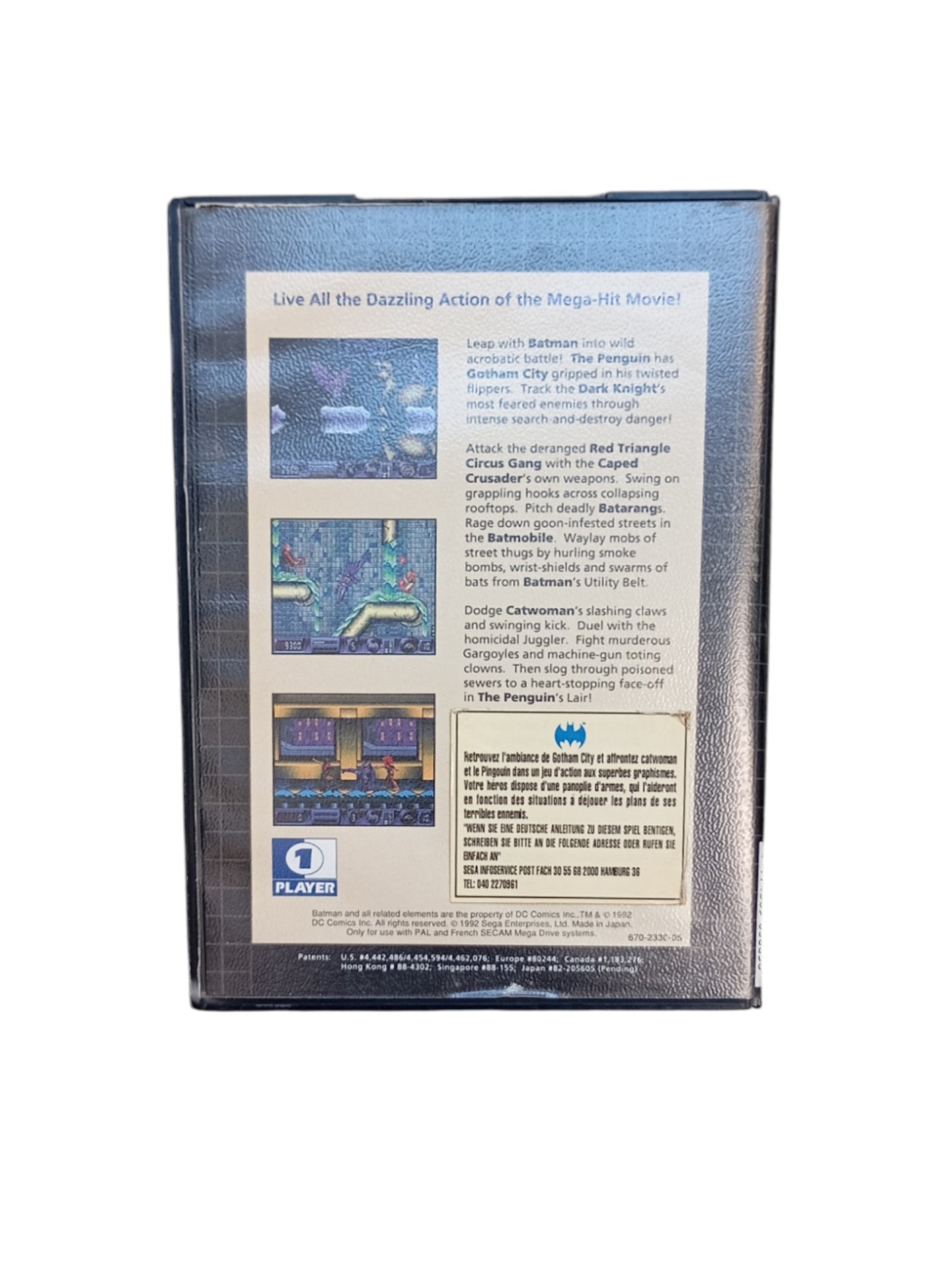 Batman Returns – Sega Mega Drive complet