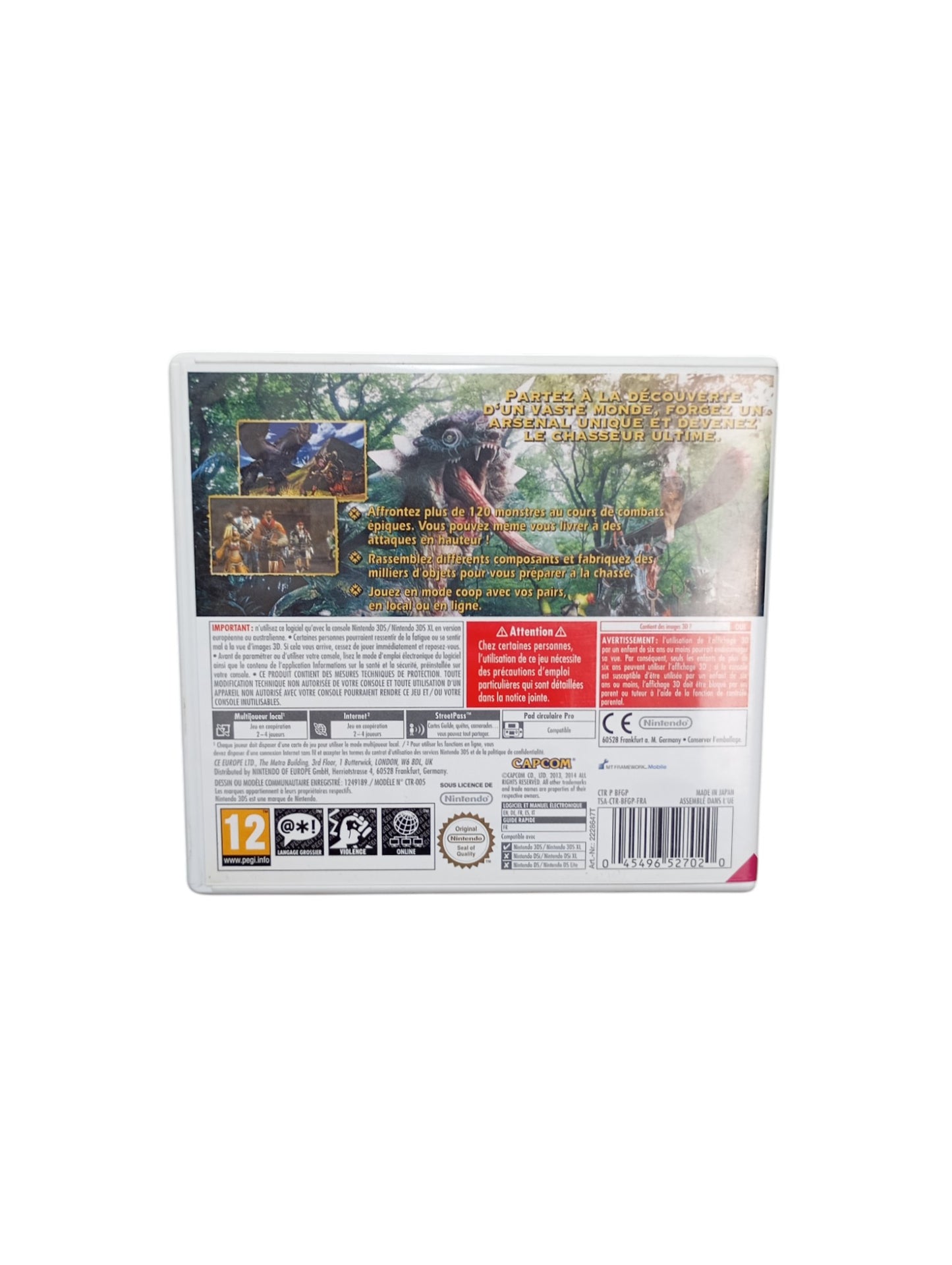 Monster Hunter Ultimate 4 Nintendo 3DS complet