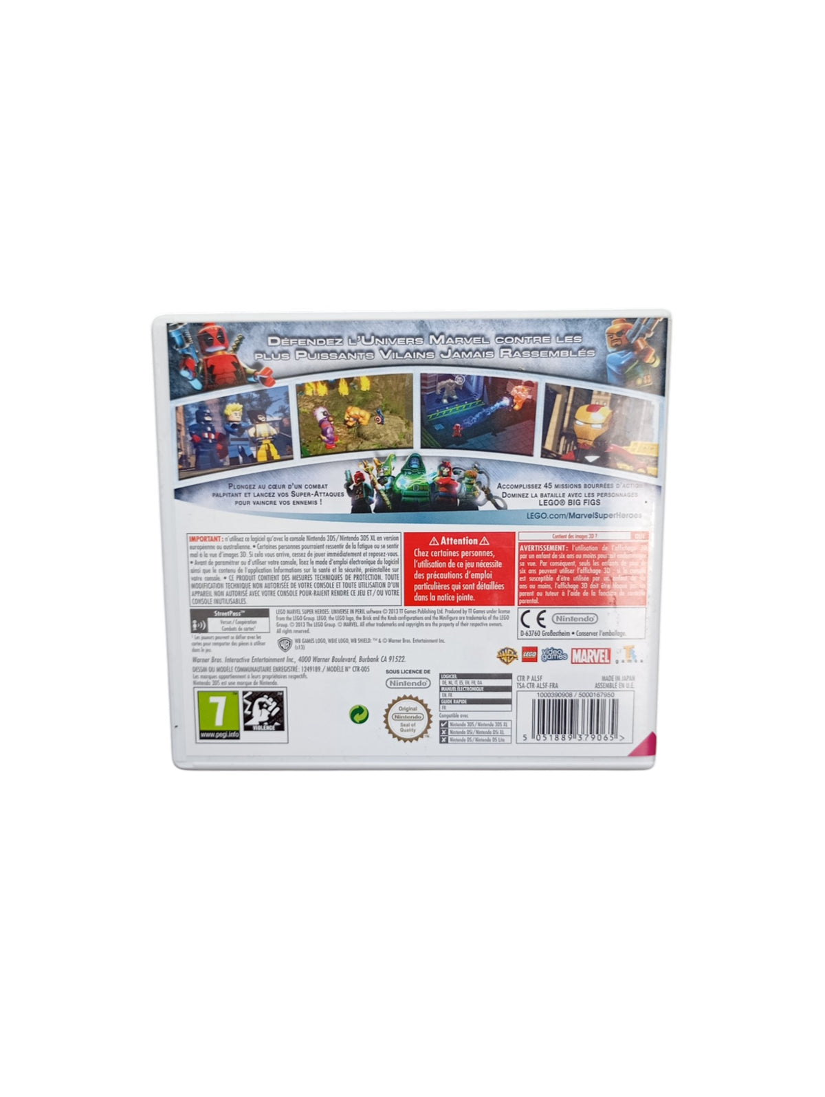 LEGO Marvel Super Heroes: Universe in Peril – Nintendo 3DS (complet)