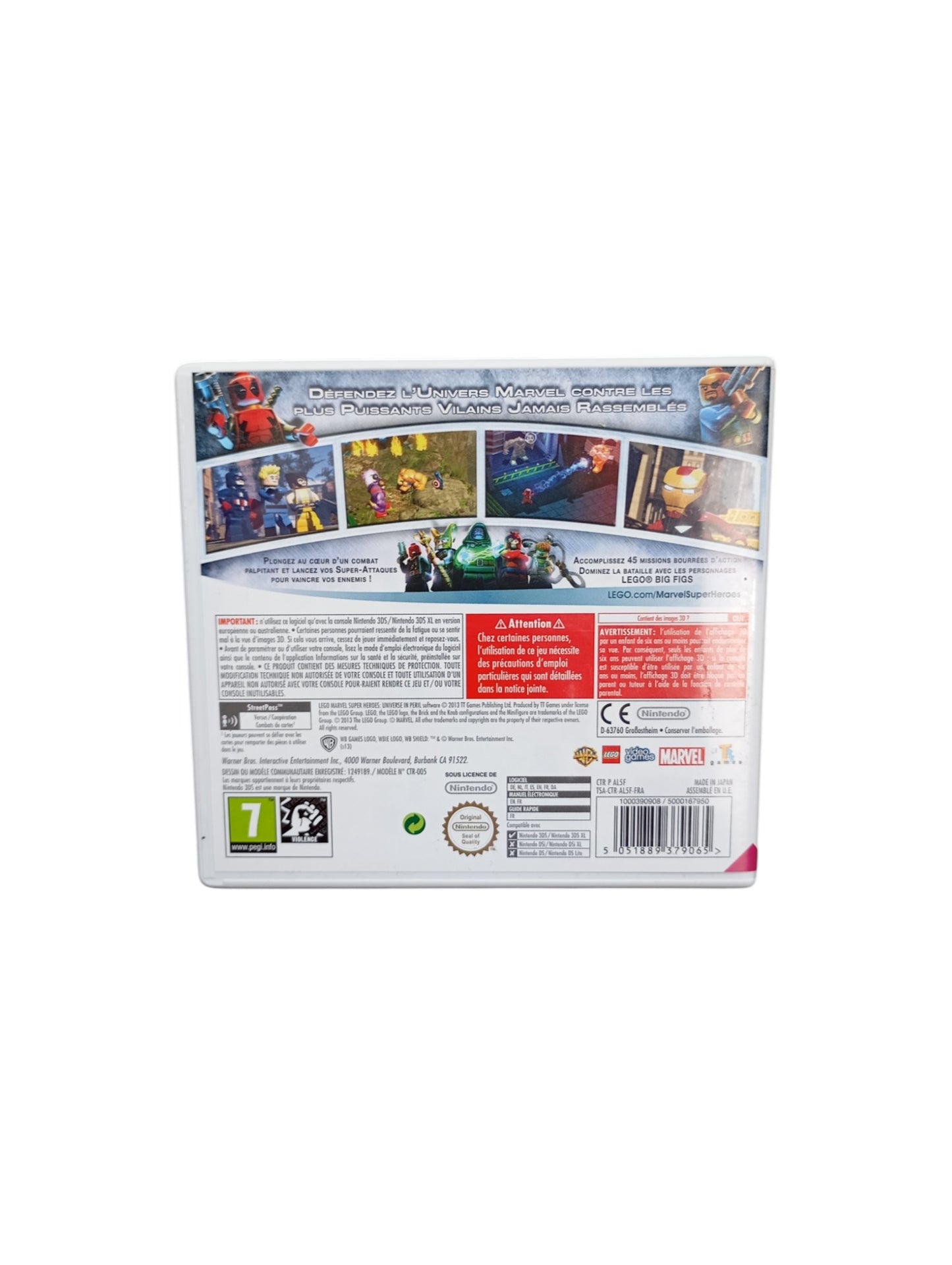 LEGO Marvel Super Heroes: Universe in Peril – Nintendo 3DS (complet)