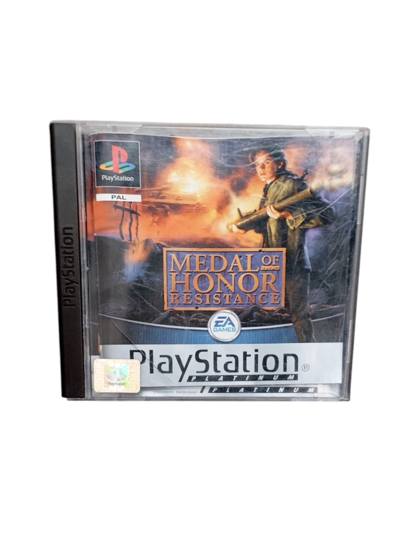 Medal of Honor: Résistance – PlayStation 1 (PS1) Version Platinum complet