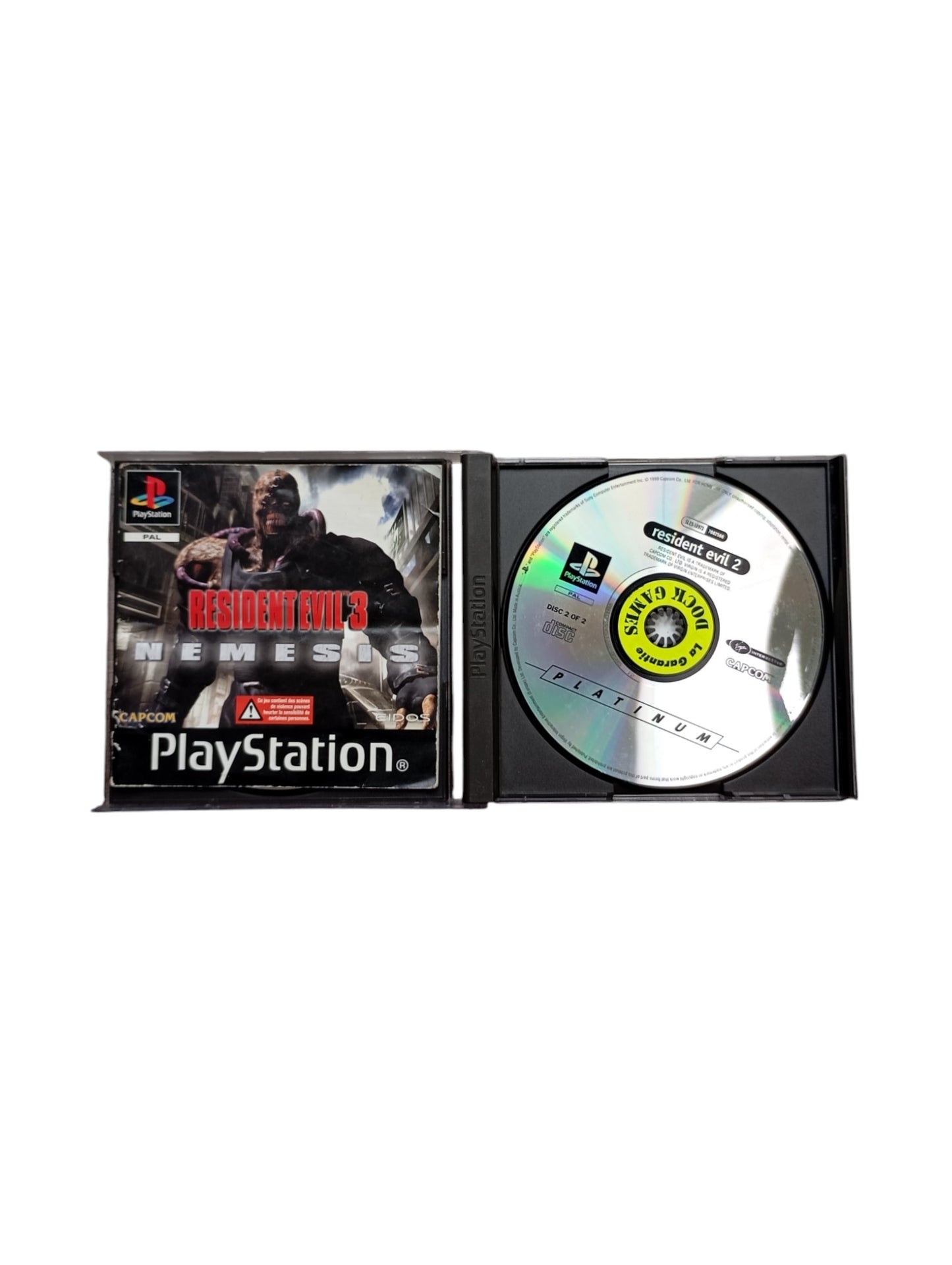 Resident Evil 2 – PlayStation 1 (PS1) – Version Platinum