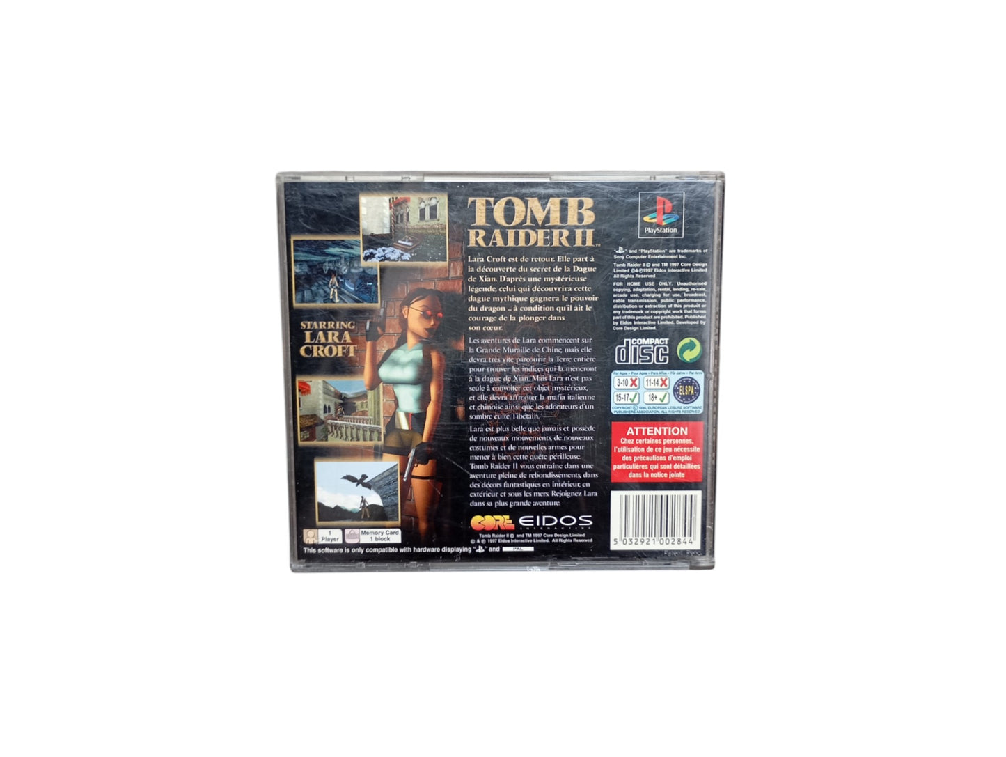 Tomb Raider II – PlayStation 1 (PS1) – Version complète