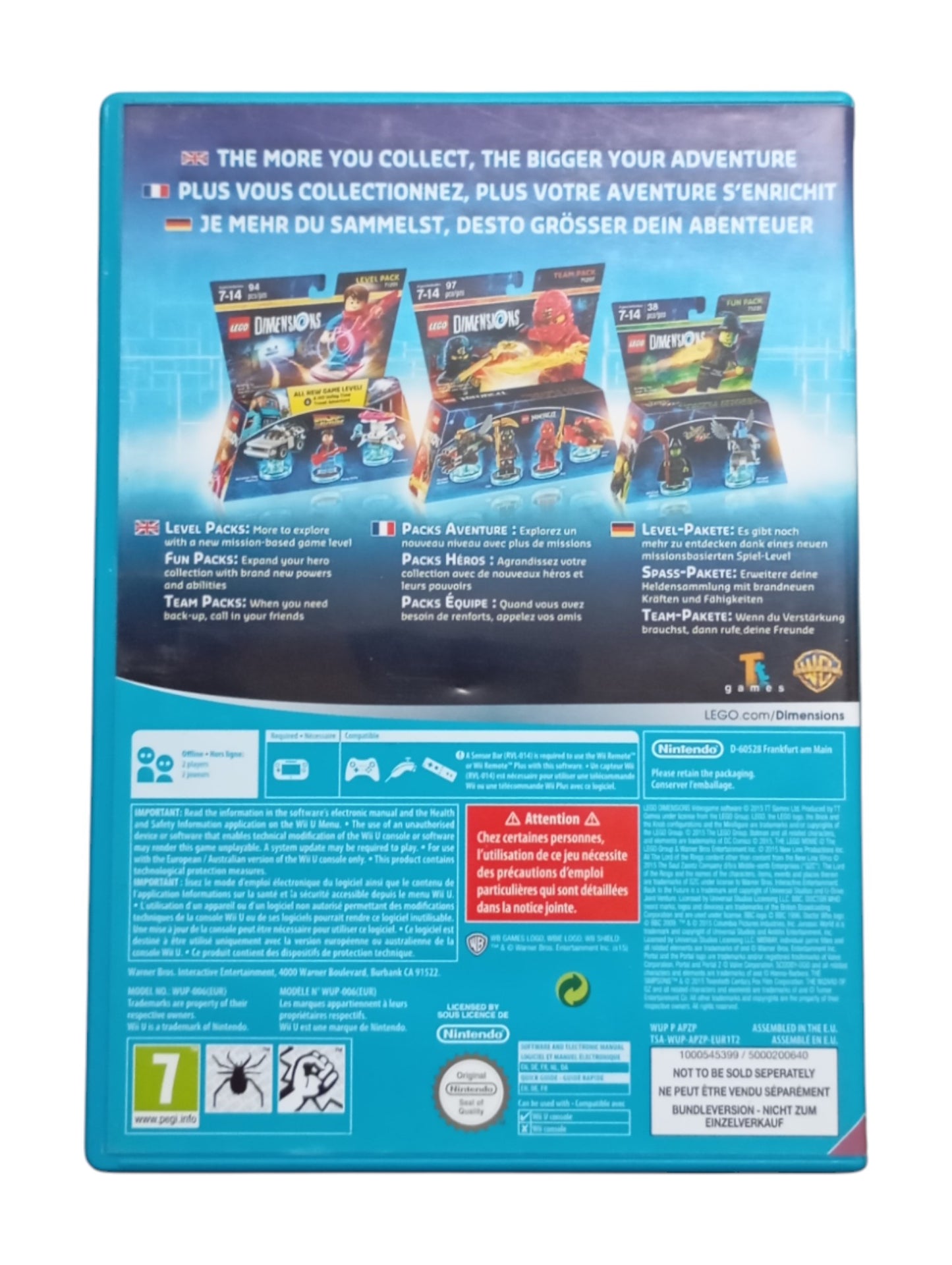 LEGO Dimensions – Nintendo Wii U (Complet)