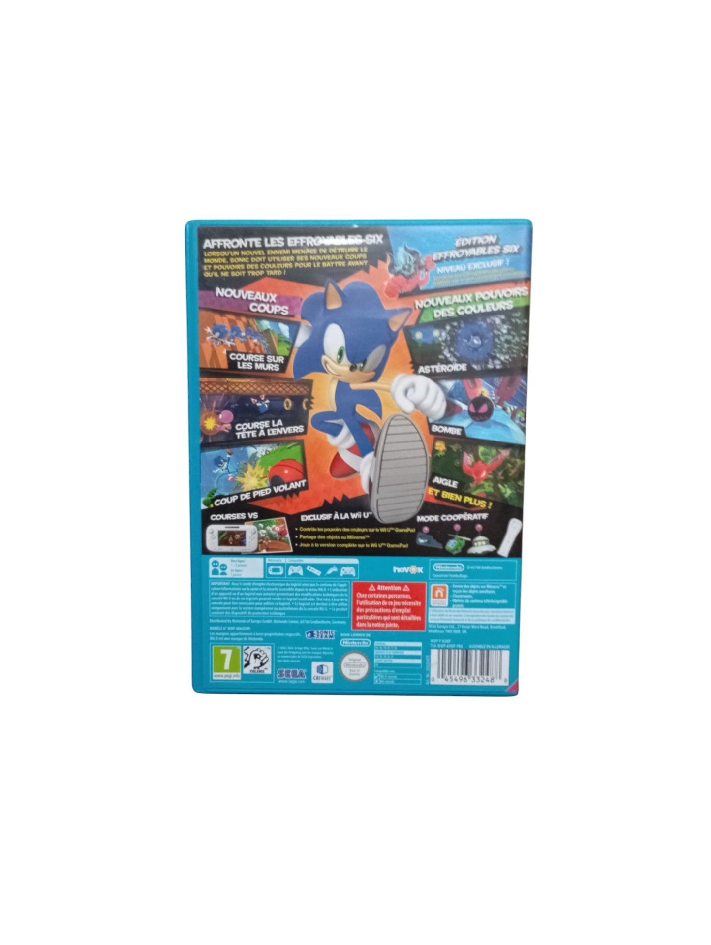 Sonic Lost World – Nintendo Wii U (Complet)