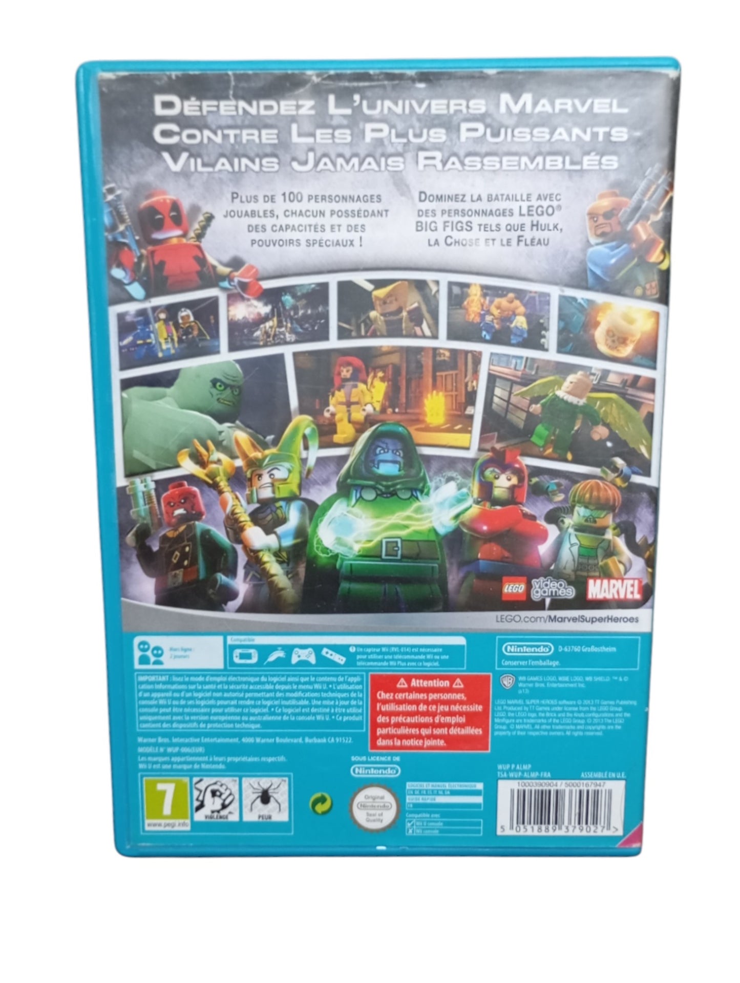 LEGO Marvel Super Heroes – Nintendo Wii U (Complet)