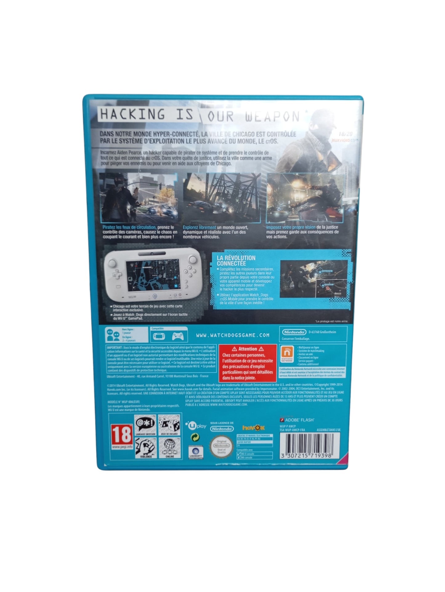 Watch Dogs – Nintendo Wii U (Complet)
