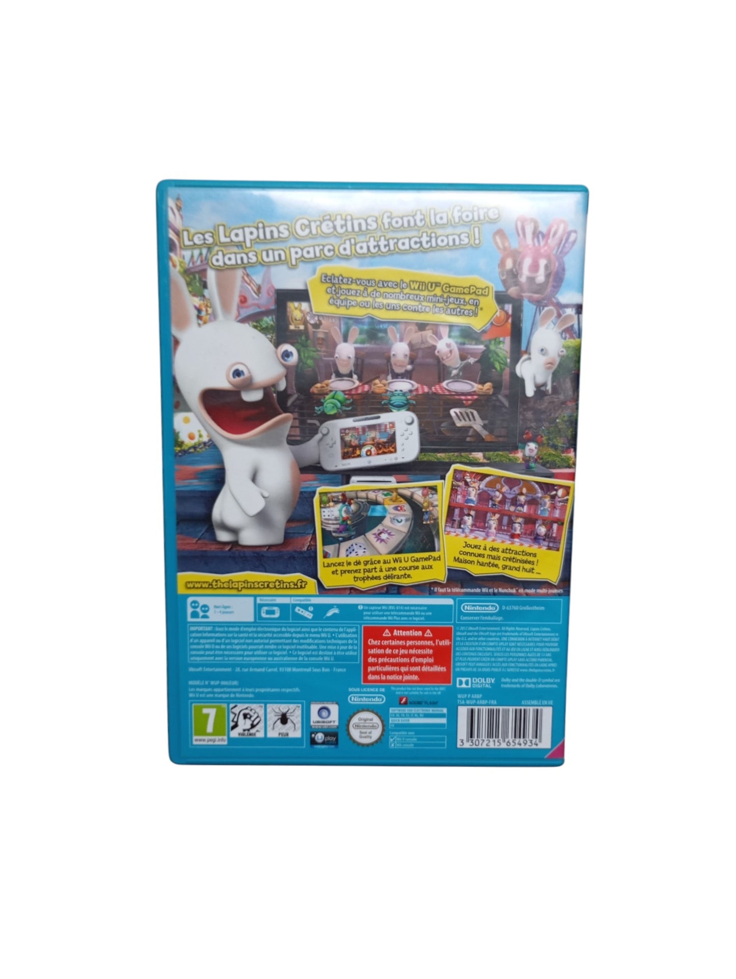 Les Lapins Crétins Land – Nintendo Wii U (Complet)