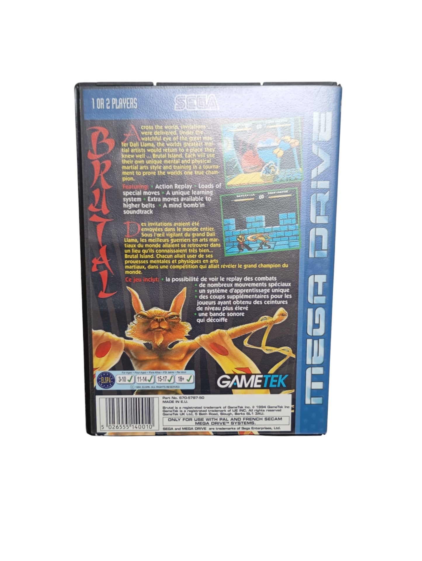 Brutal: Paws of Fury – Sega Mega Drive (Complet)