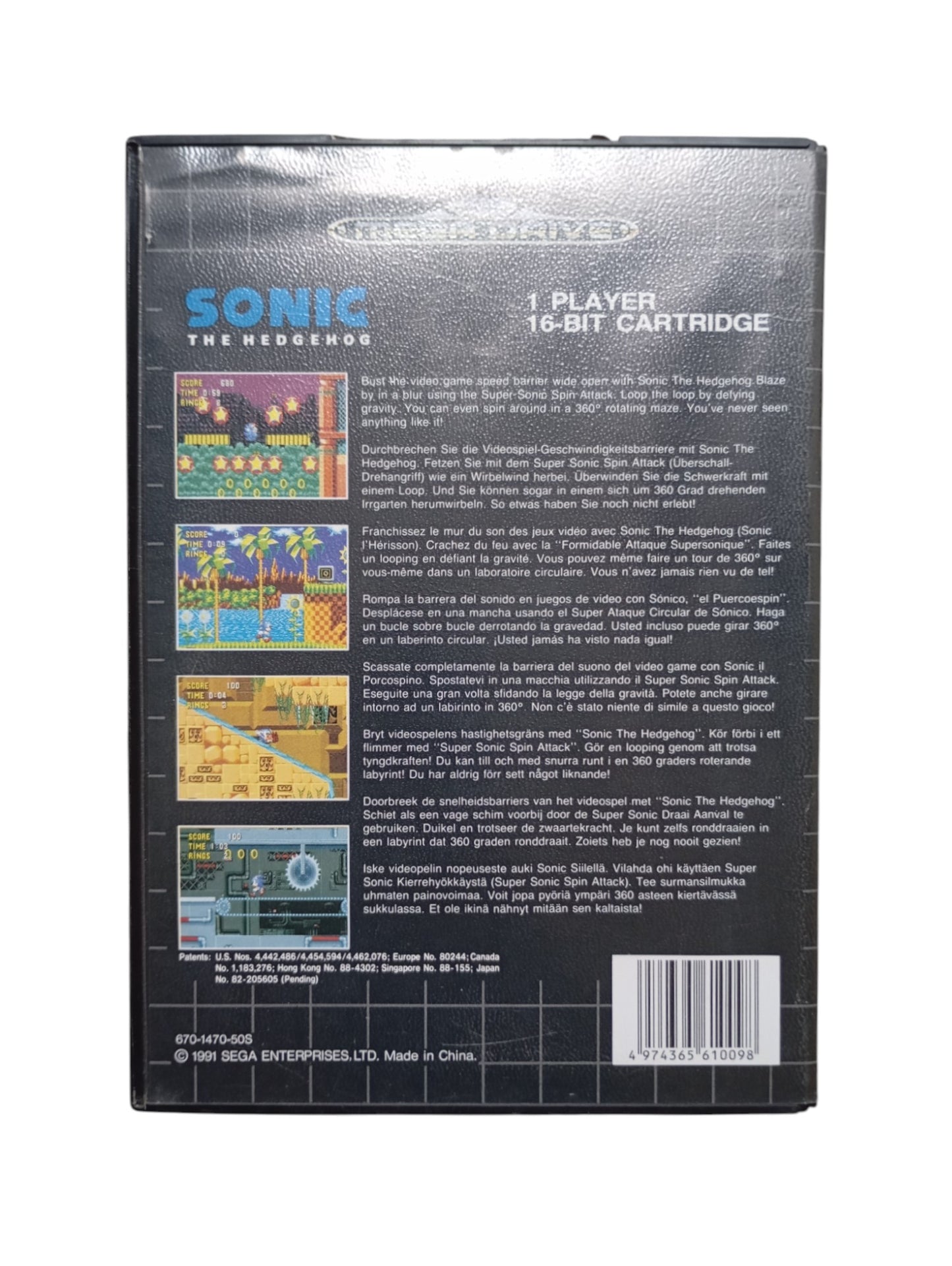 Sonic The Hedgehog Megadrive