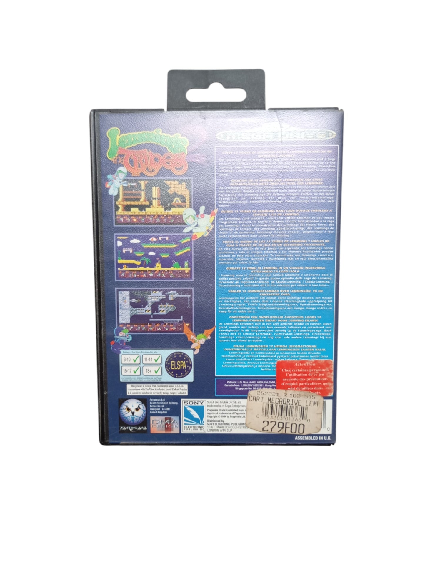 Lemmings 2: The Tribes – Sega Mega Drive (Complet)