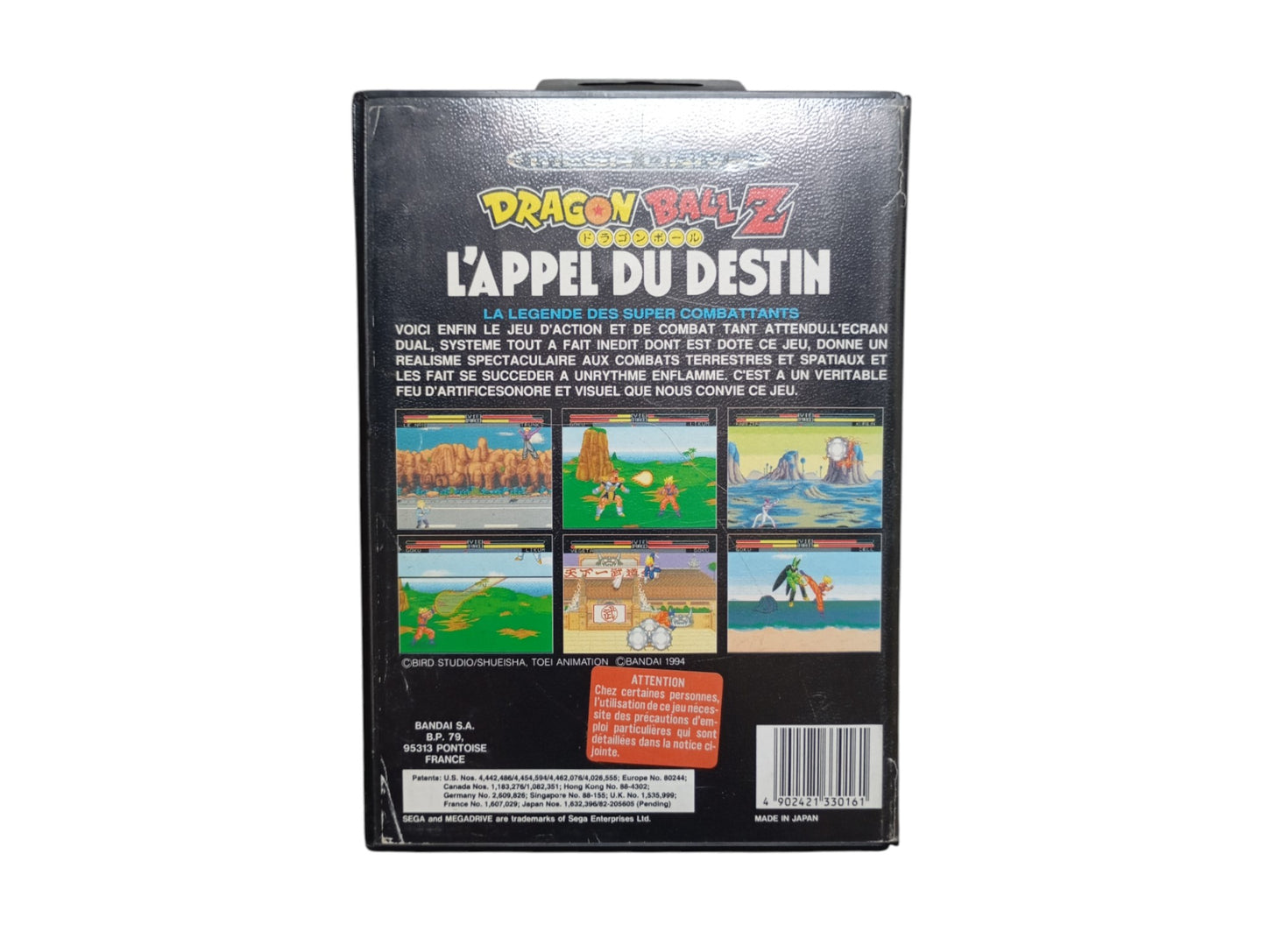 Dragon Ball Z : L’Appel du Destin – Sega Mega Drive (Complet)