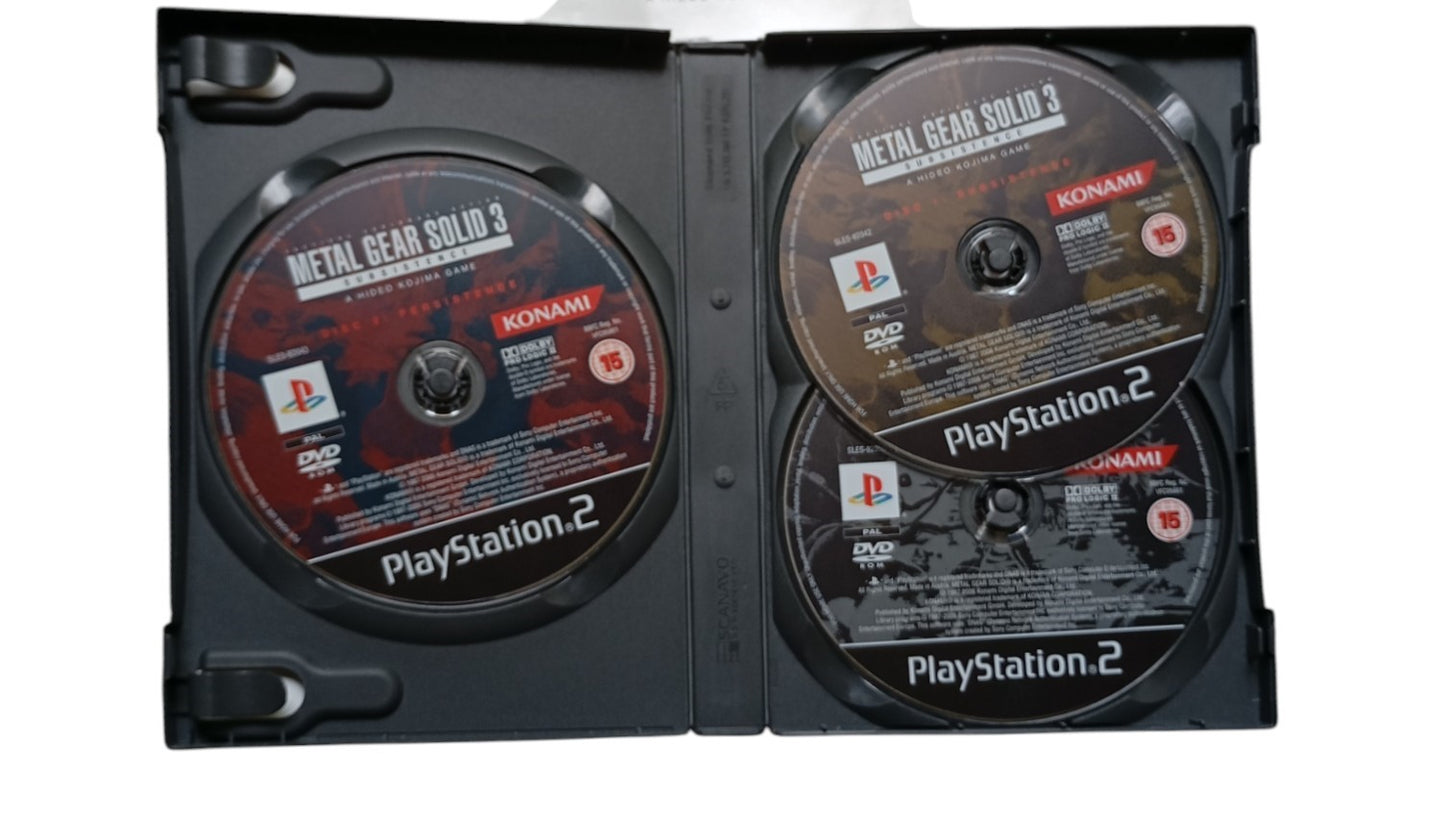 Metal Gear Solid 3: Subsistence – PlayStation 2 (PS2) Complet + Bonus Existence