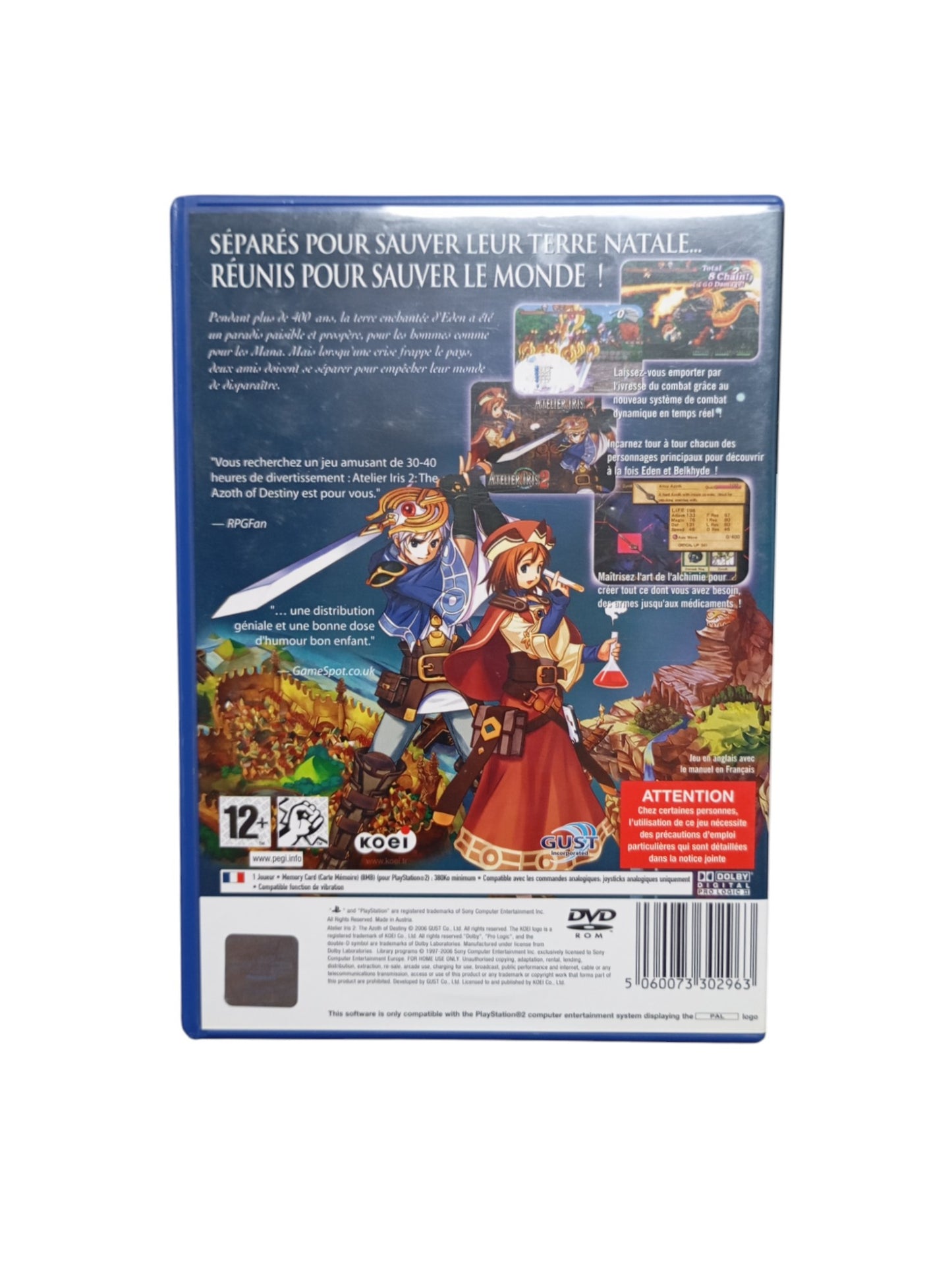 Atelier Iris 2: The Azoth of Destiny PlayStation 2 (PS2)